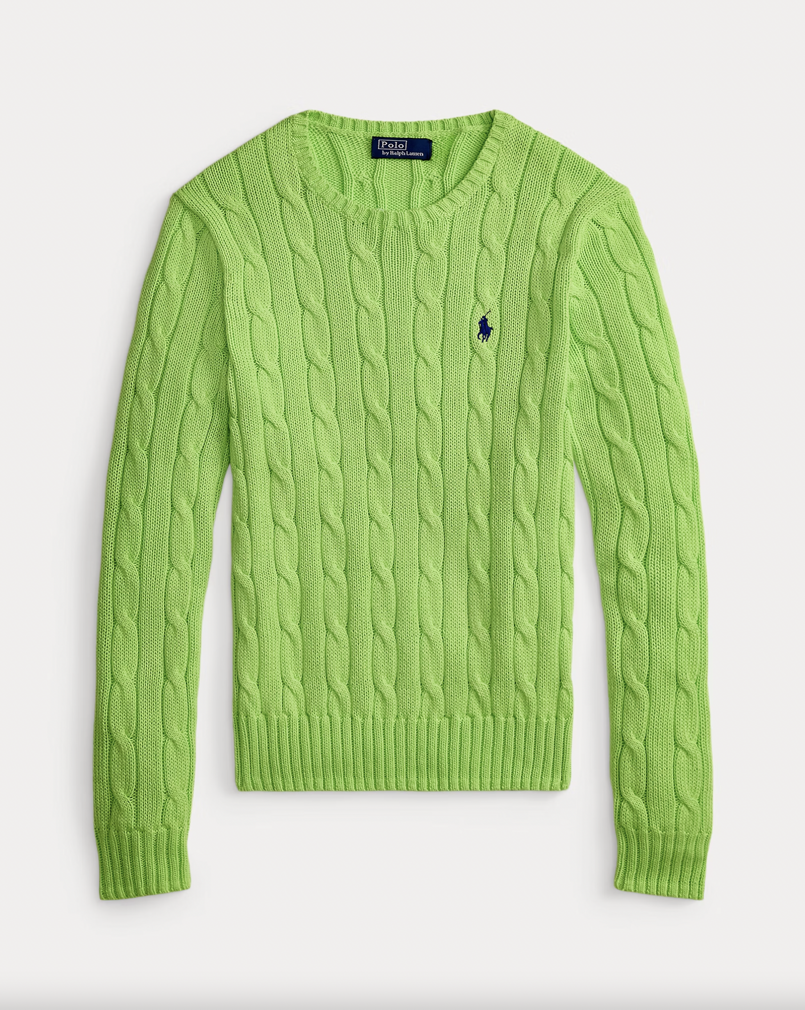 RALPH LAUREN Ralph Lauren Maglia a girocollo in cotone a trecce — 2/4