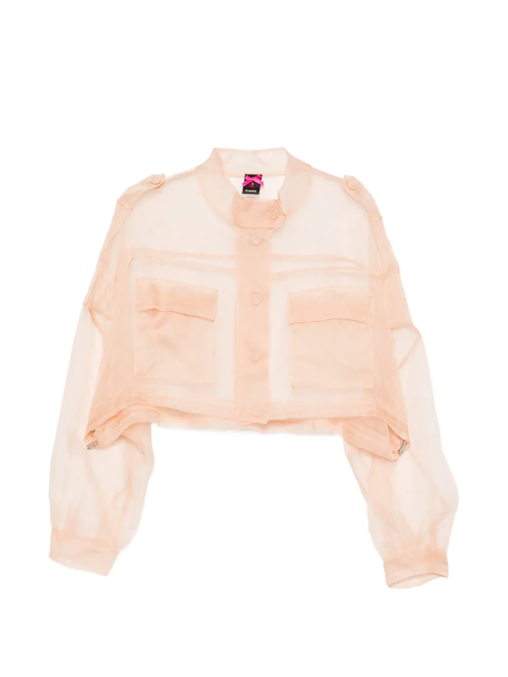 Pinko Pinko LONGAN CABAN ORGANZA DI SETA — 4/4