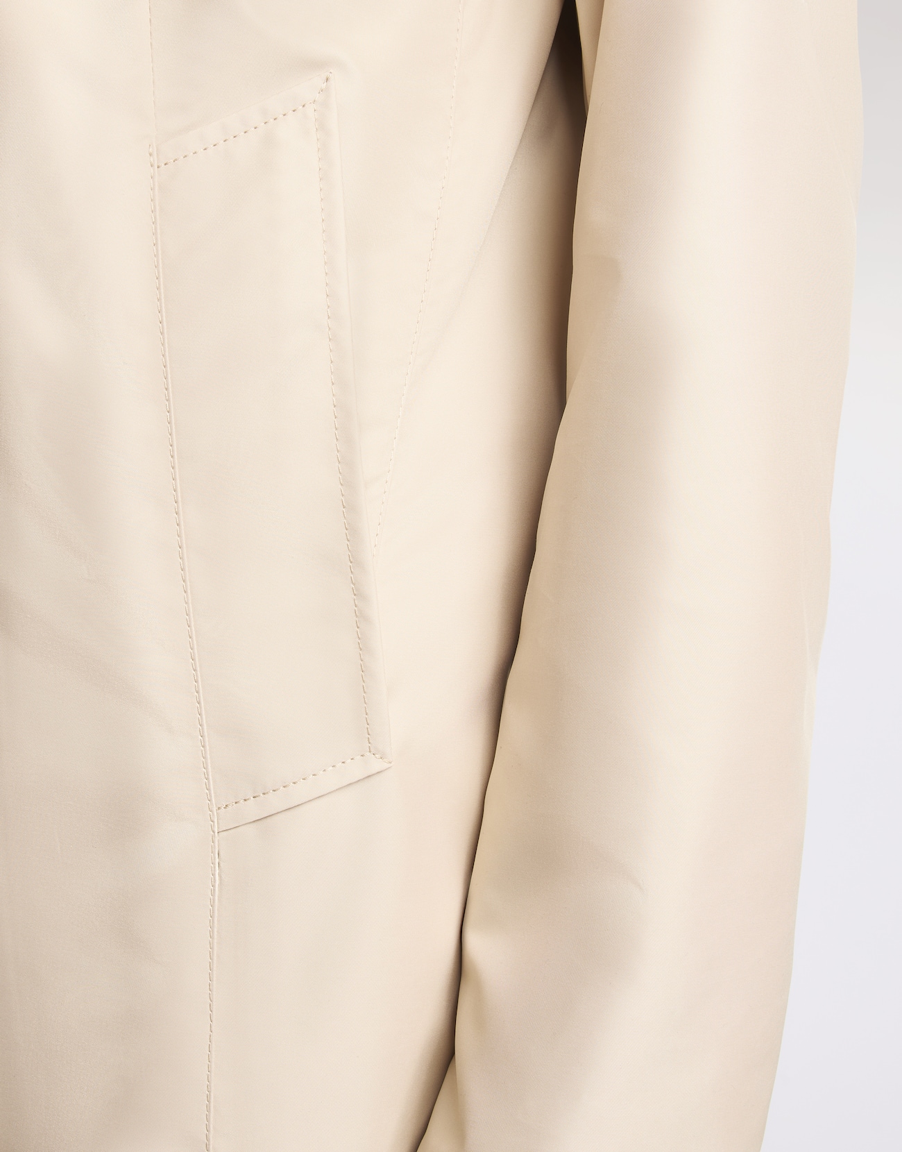 Fay Fay Morning Coat in Popeline Tecnico — 3/4