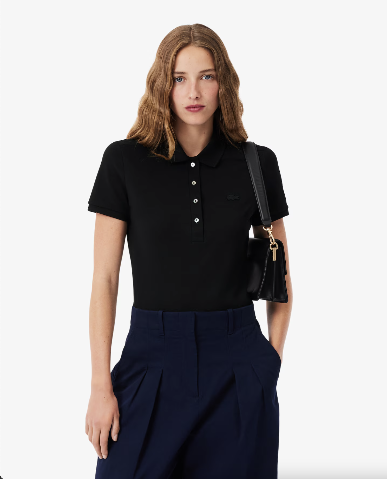 Lacoste Lacoste Polo da donna in piqué di cotone stretch Lacoste slim fit — 12/17