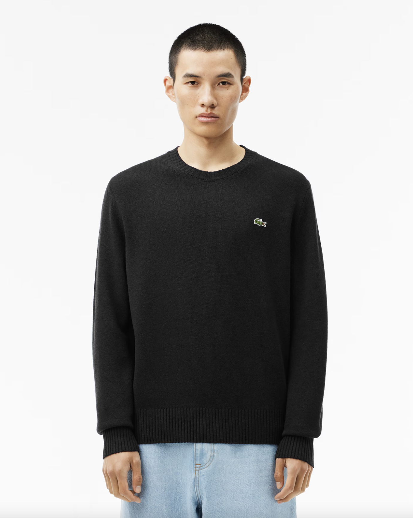 Lacoste Lacoste MAGLIONE GIROCOLLO LANA CARDATA — 3/4