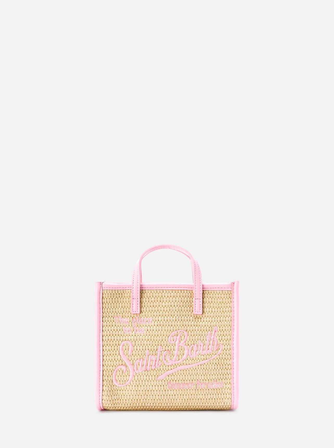 SAINT BARTH Saint Barth VIVIAN MINI STRAW — 3/4