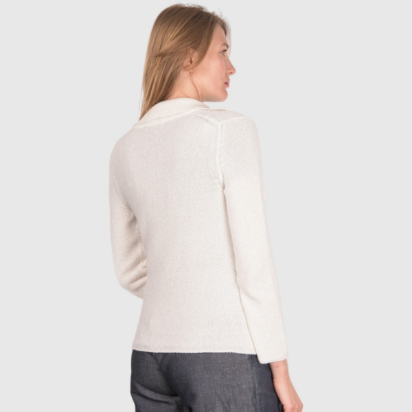Gran Sasso Gran Sasso Giacca in maglia con paillettes — 2/3