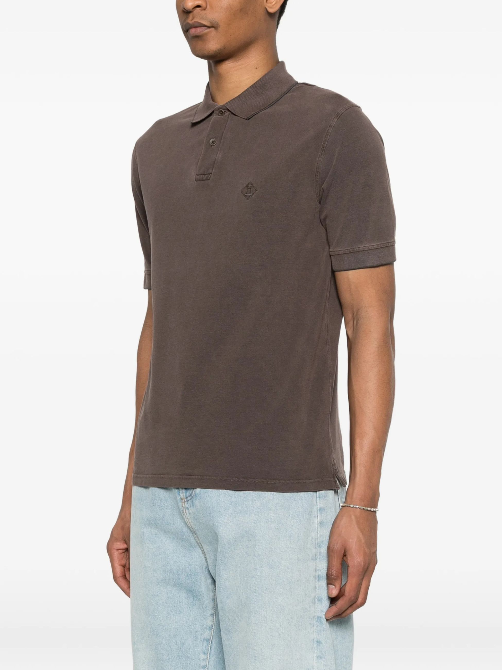 Herno Herno POLO IN PIQUET PIGMENT DYE — 2/4
