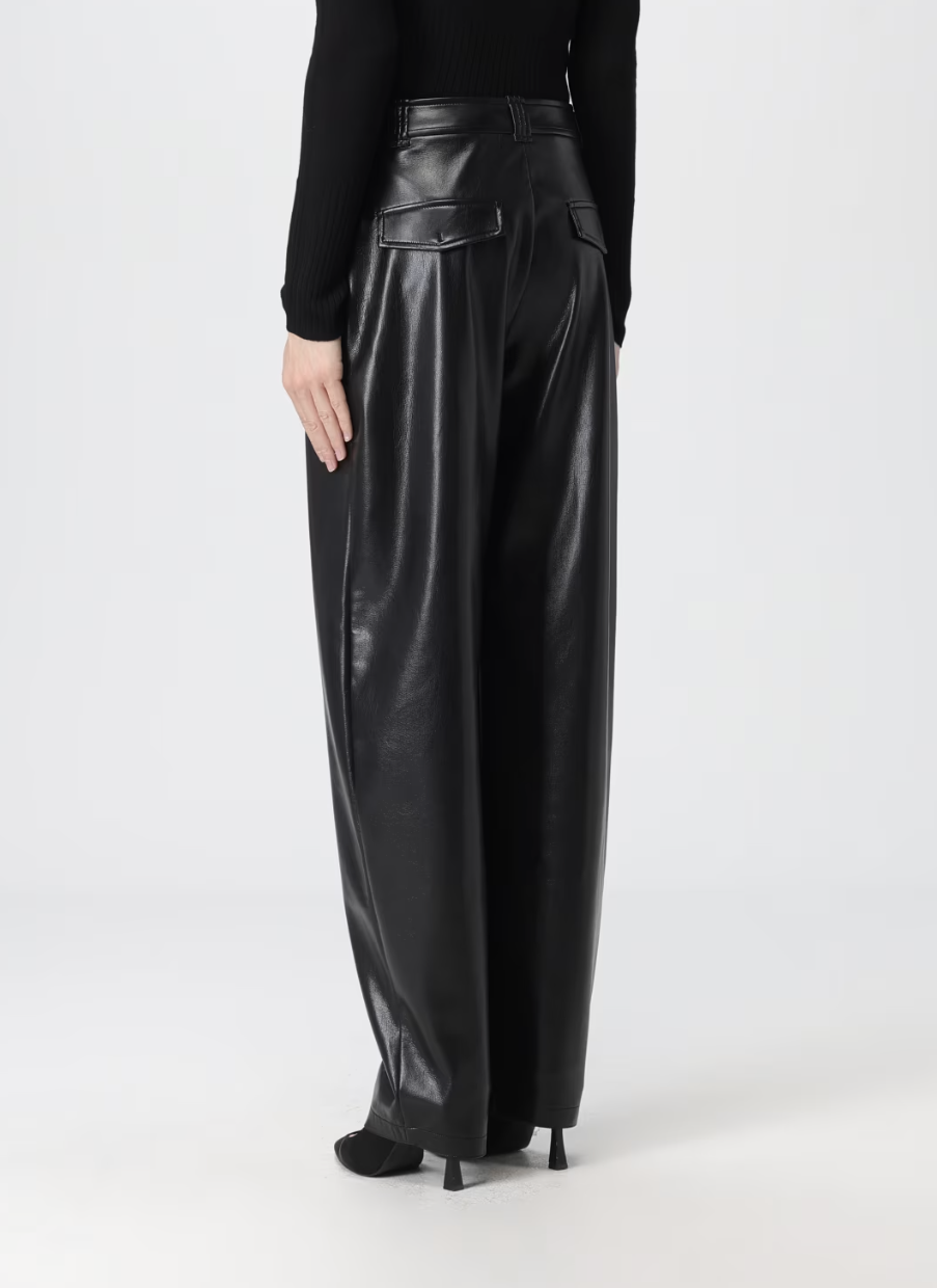 Pinko Pinko Pantaloni balloon effetto pelle soft touch — 3/8