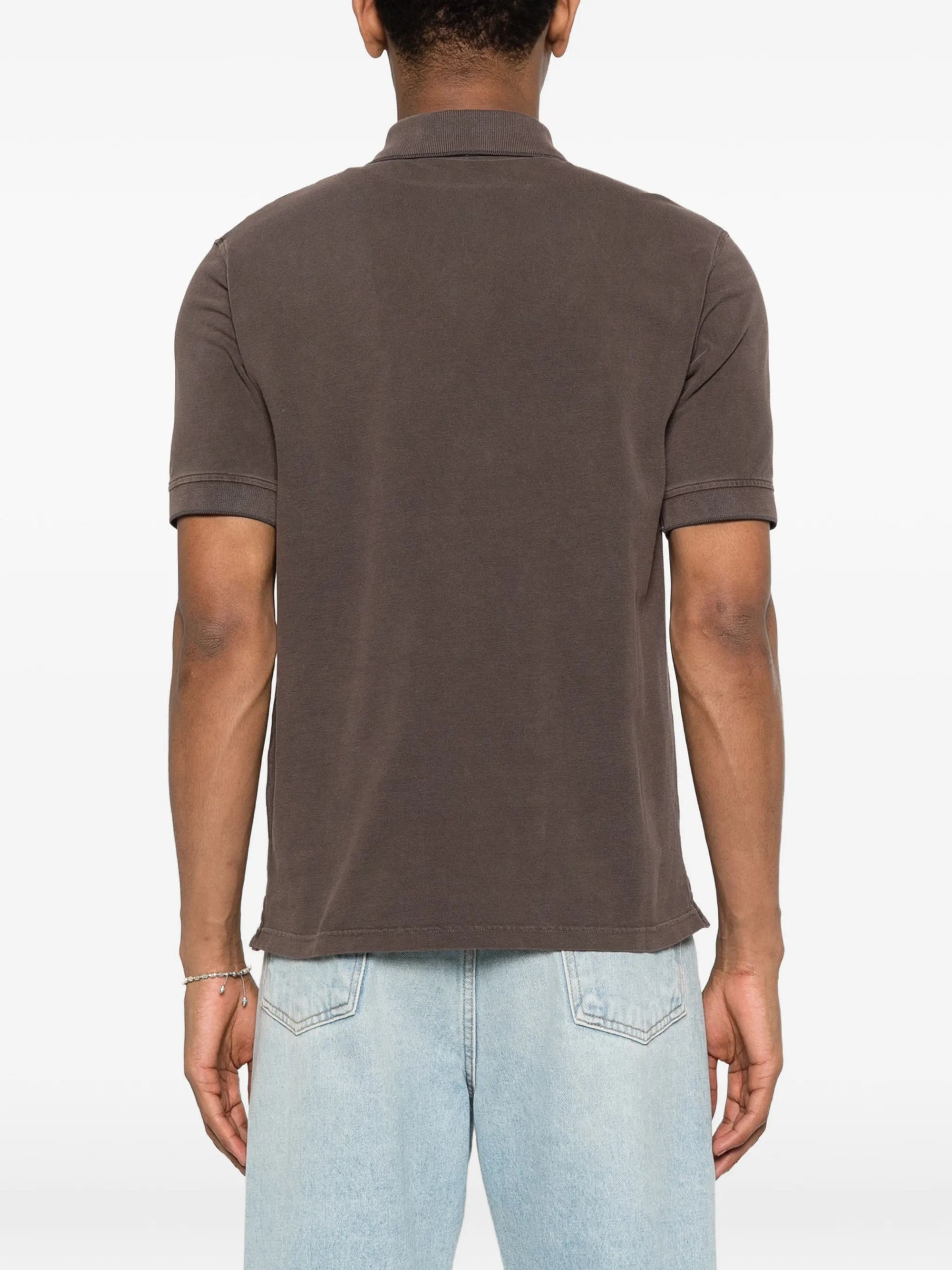 Herno Herno POLO IN PIQUET PIGMENT DYE — 3/4