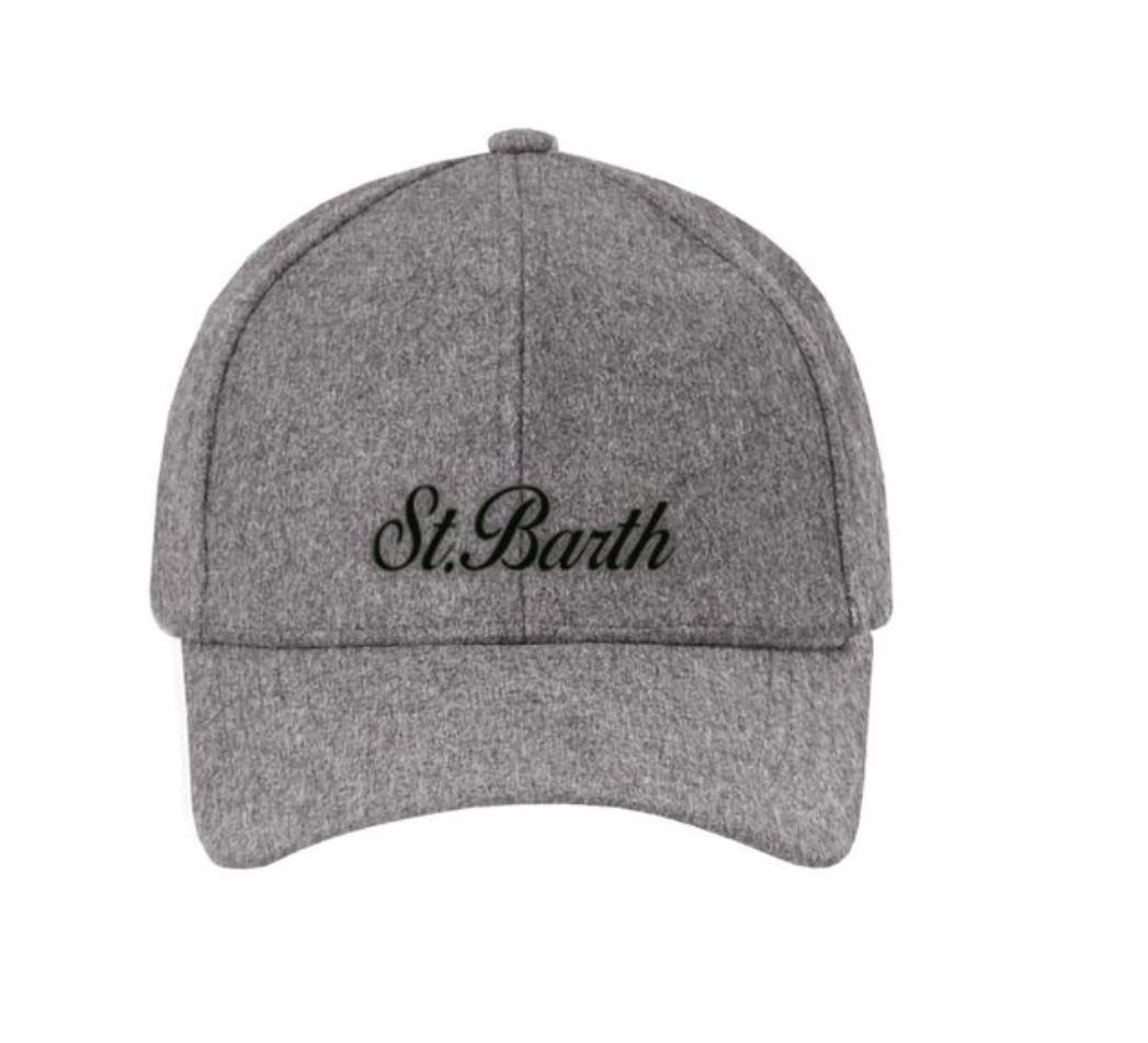 Saint Barth BASEBALL CAP FELT UOMO CON RICAMO "SAINT BARTH"