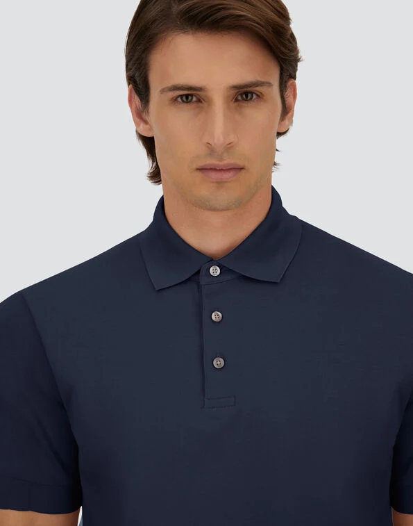 Herno Herno POLO MANICA CORTA CON BORDI CONTINUI — 2/4
