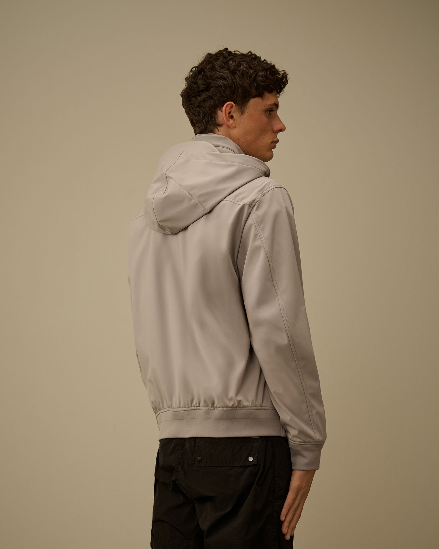 CP Company Cp Company C.P. Shell-R Hidden Hood Lens Jacket — 3/4