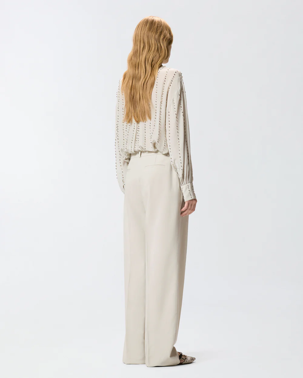 Pinko Pinko Pantaloni fluidi con piega stirata — 2/4