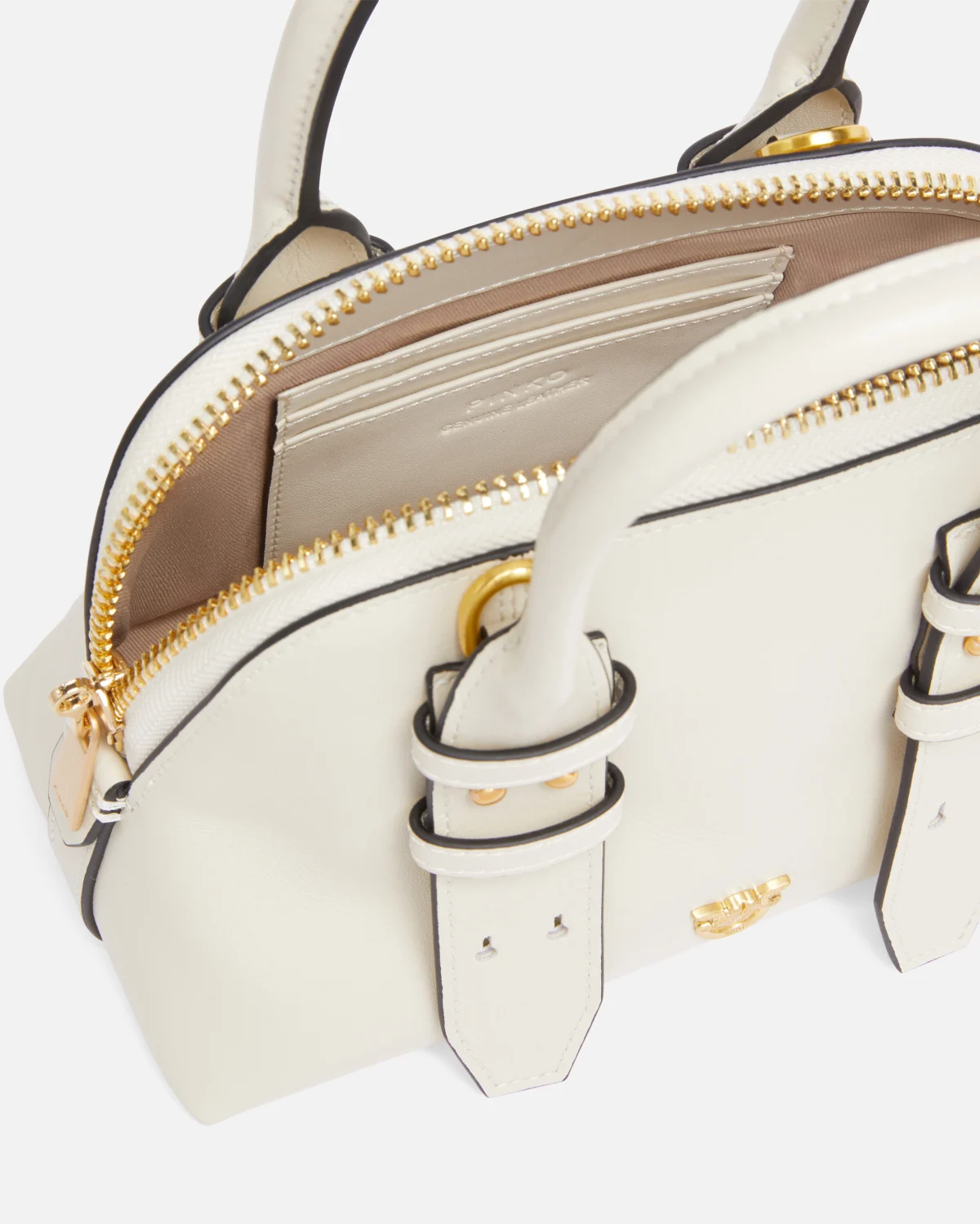 Pinko Pinko Borsa Bowling A Mano Mini Escape Bag In Pelle — 5/8