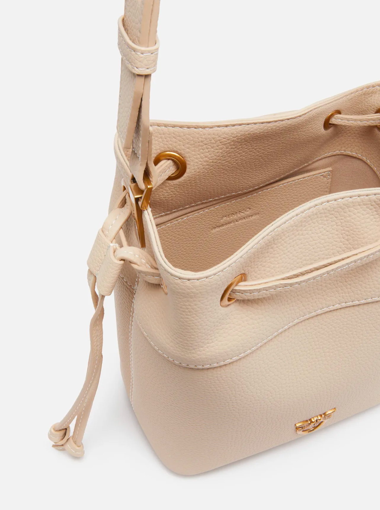 Pinko Pinko Secchiello a spalla piccolo in pelle — 2/4