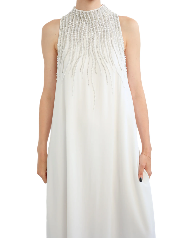 MIRIAM STELLA Miriam Stella SOLID COLOR LONG DRESS — 4/6