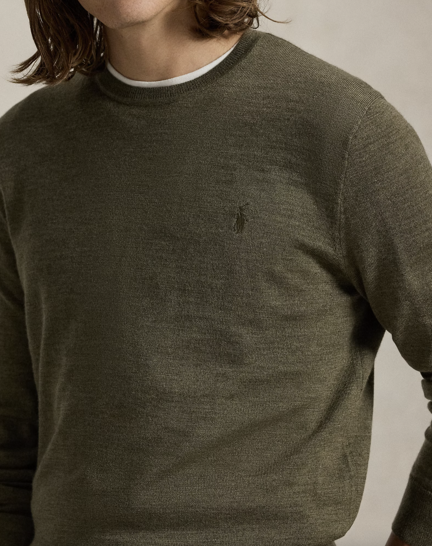 Polo Ralph Lauren Polo Ralph Lauren Maglia girocollo lana lavabile Slim-Fit — 2/4