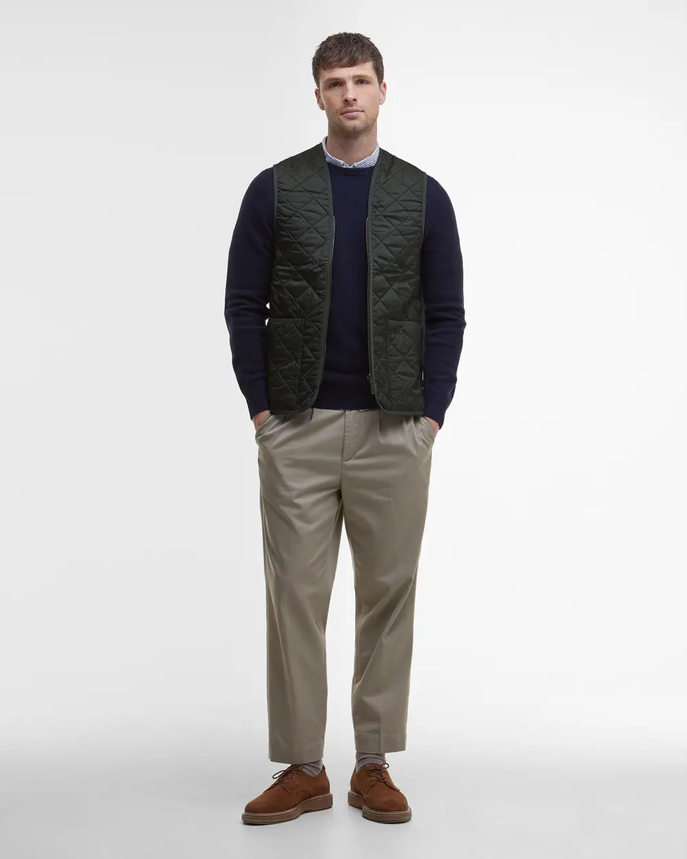 Barbour QUILTED WAISTCOAT ZIP-IN LINER
