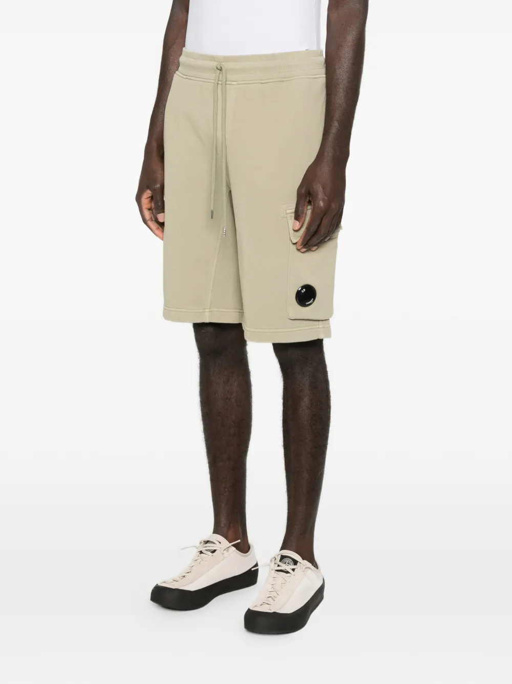 CP Company Cp Company Cargo-pockets track shorts — 3/4