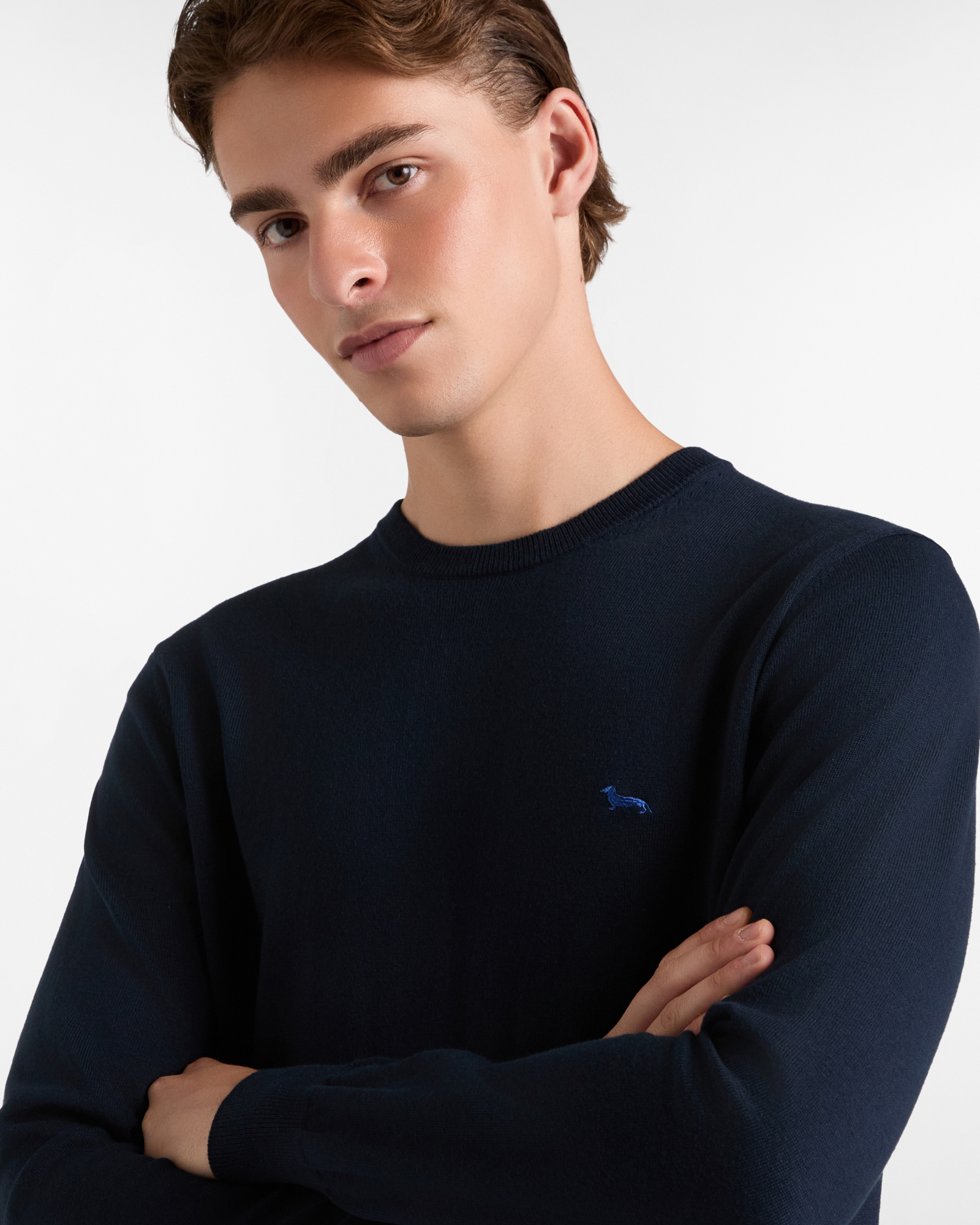 HARMONT& BLAINE Harmont& Blaine Pullover In Lana E Cotone — 3/4