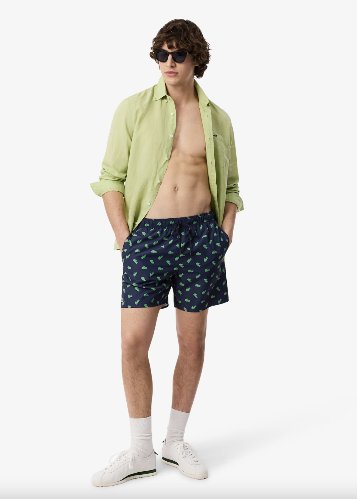 Lacoste Lacoste Boxer mare medi con stampa coccodrillo — 3/6