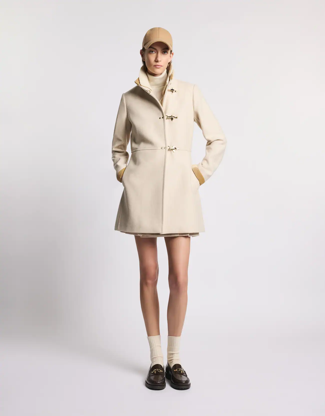 Fay Fay Virginia Coat in Panno di Lana Mélange — 4/8