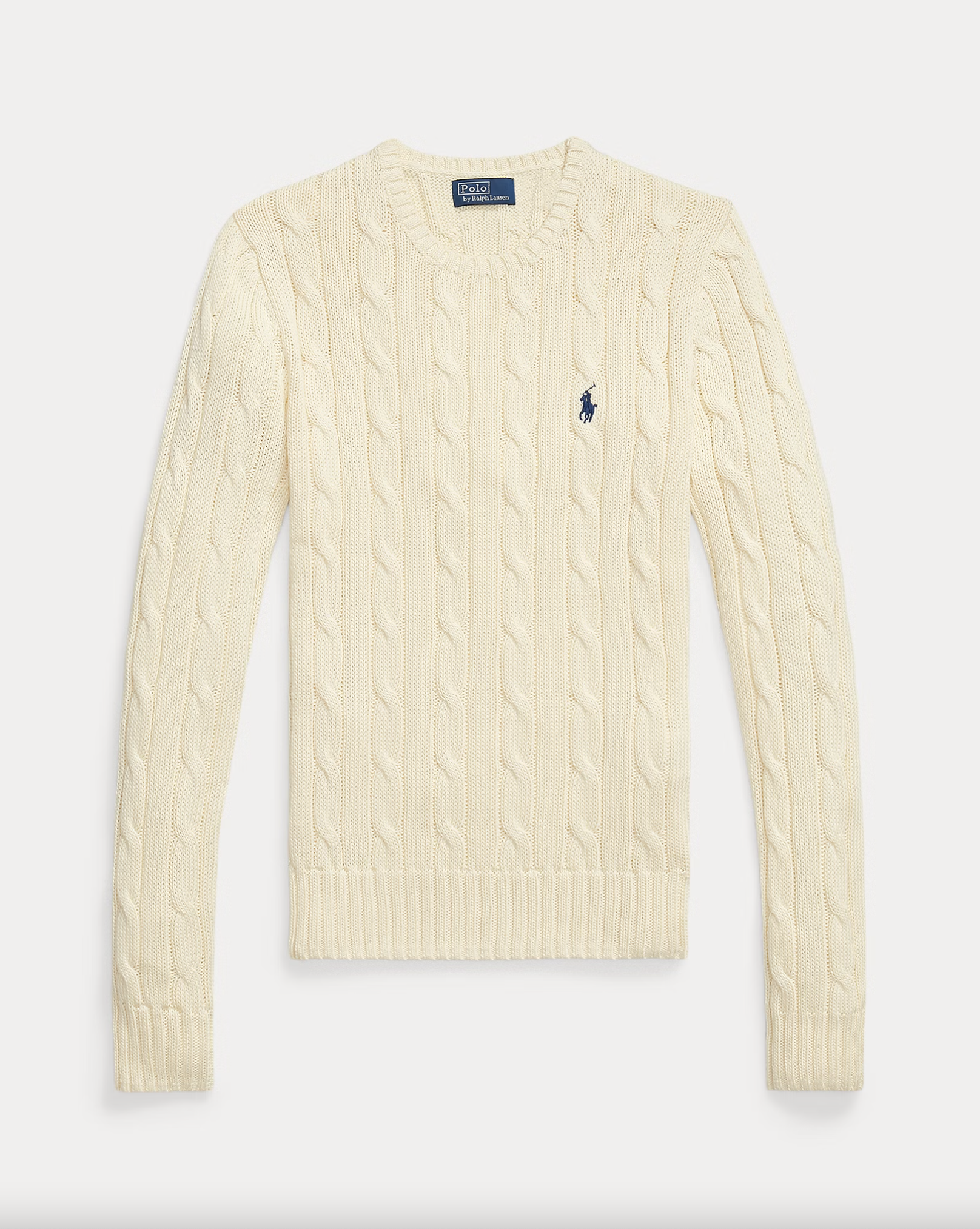 RALPH LAUREN Ralph Lauren Maglia a girocollo in cotone a trecce — 2/8