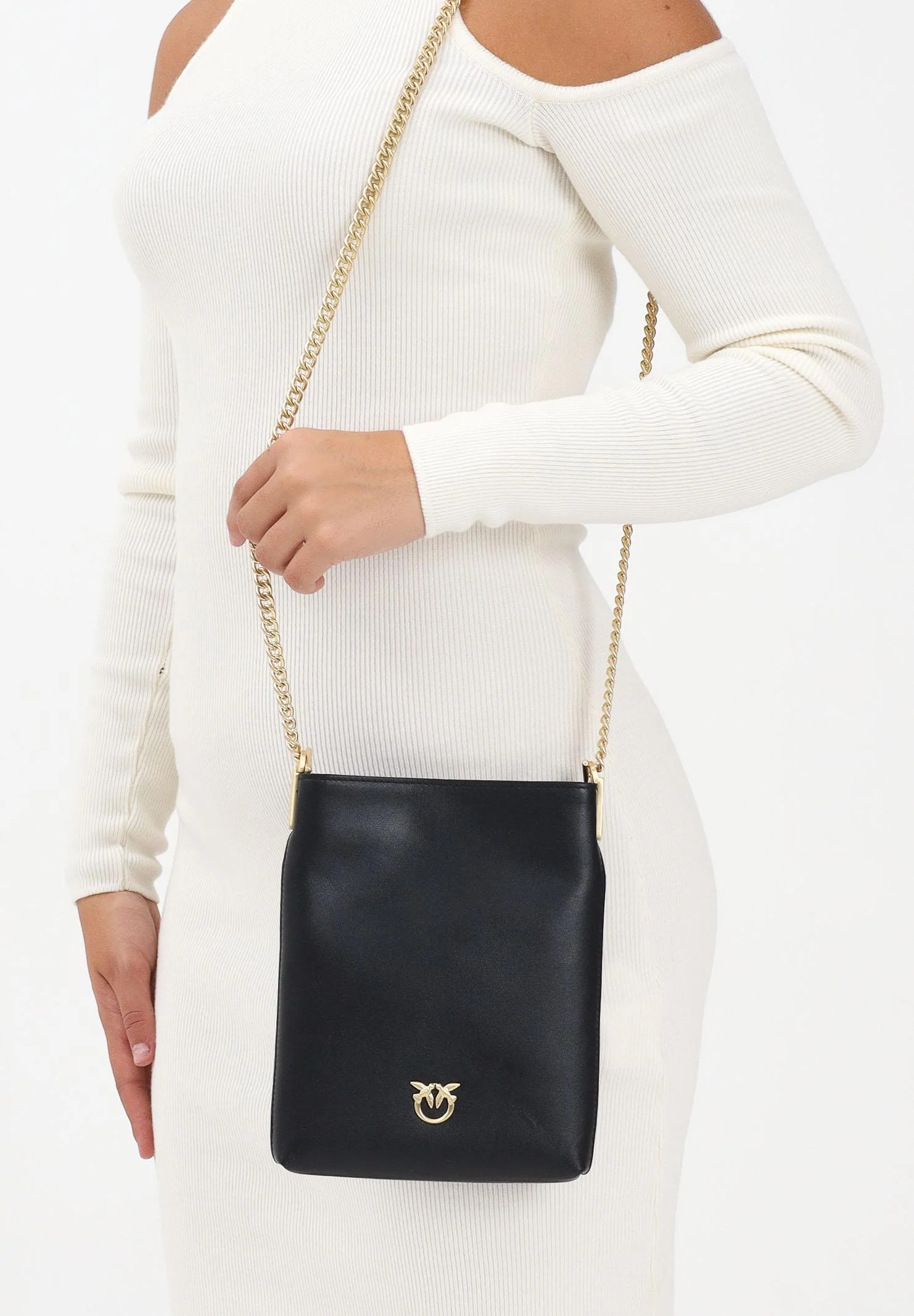 Pinko Pinko FLAT SATCHEL VITELLO MORBIDO — 2/2