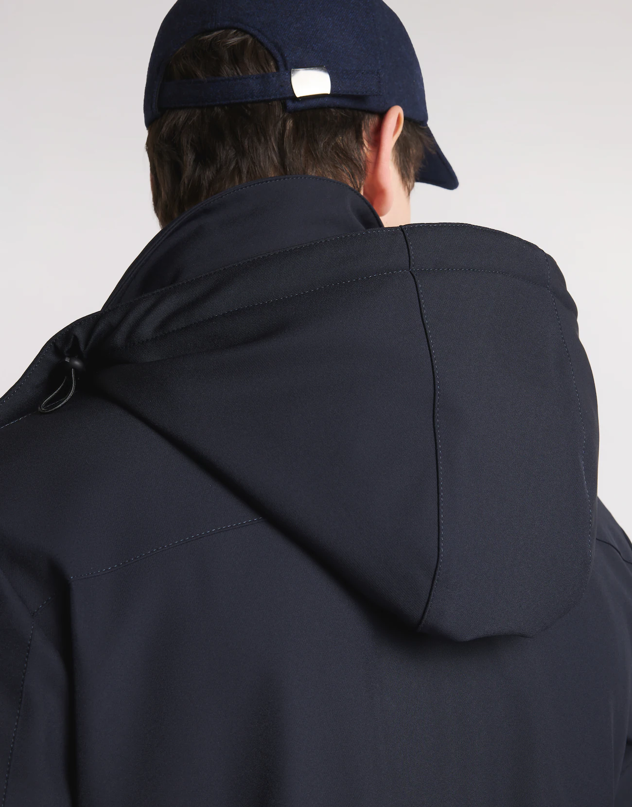 Fay Morning Coat Travel in Jersey Stretch