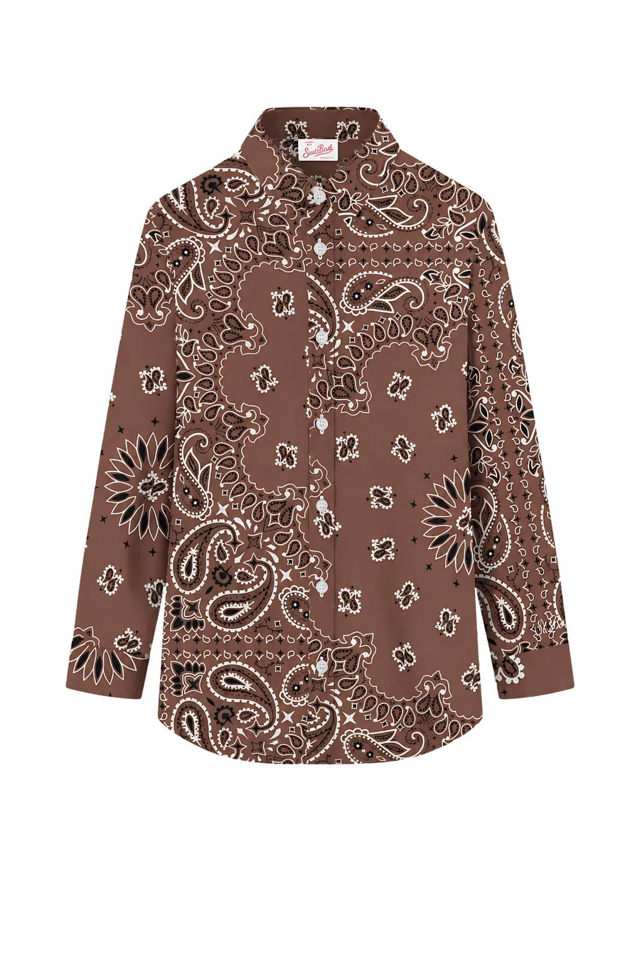 SAINT BARTH Saint Barth Camicia Brigitte in cotone a righe — 3/15