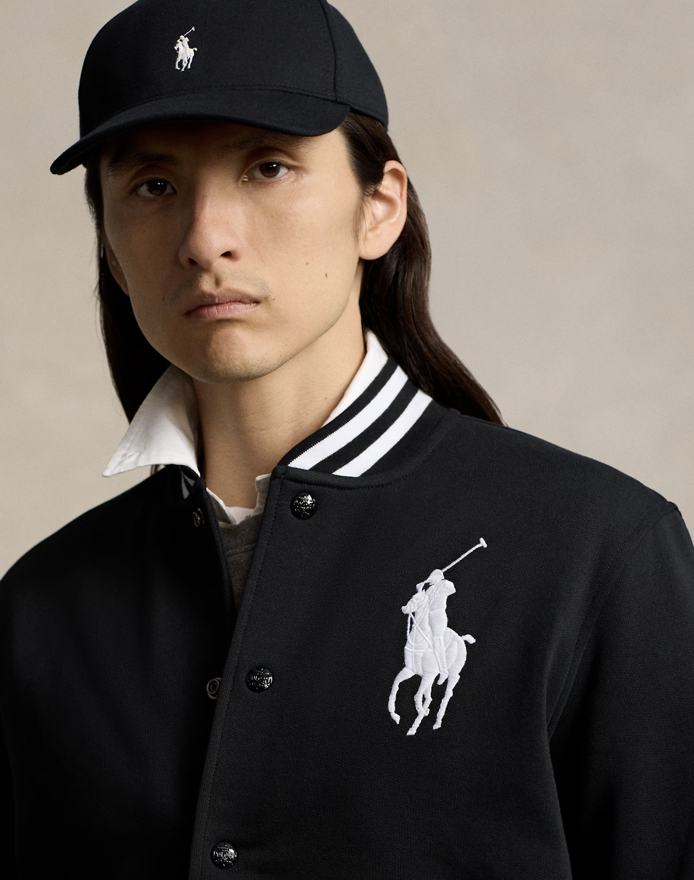 Polo Ralph Lauren Giacca da baseball Big Pony in felpa