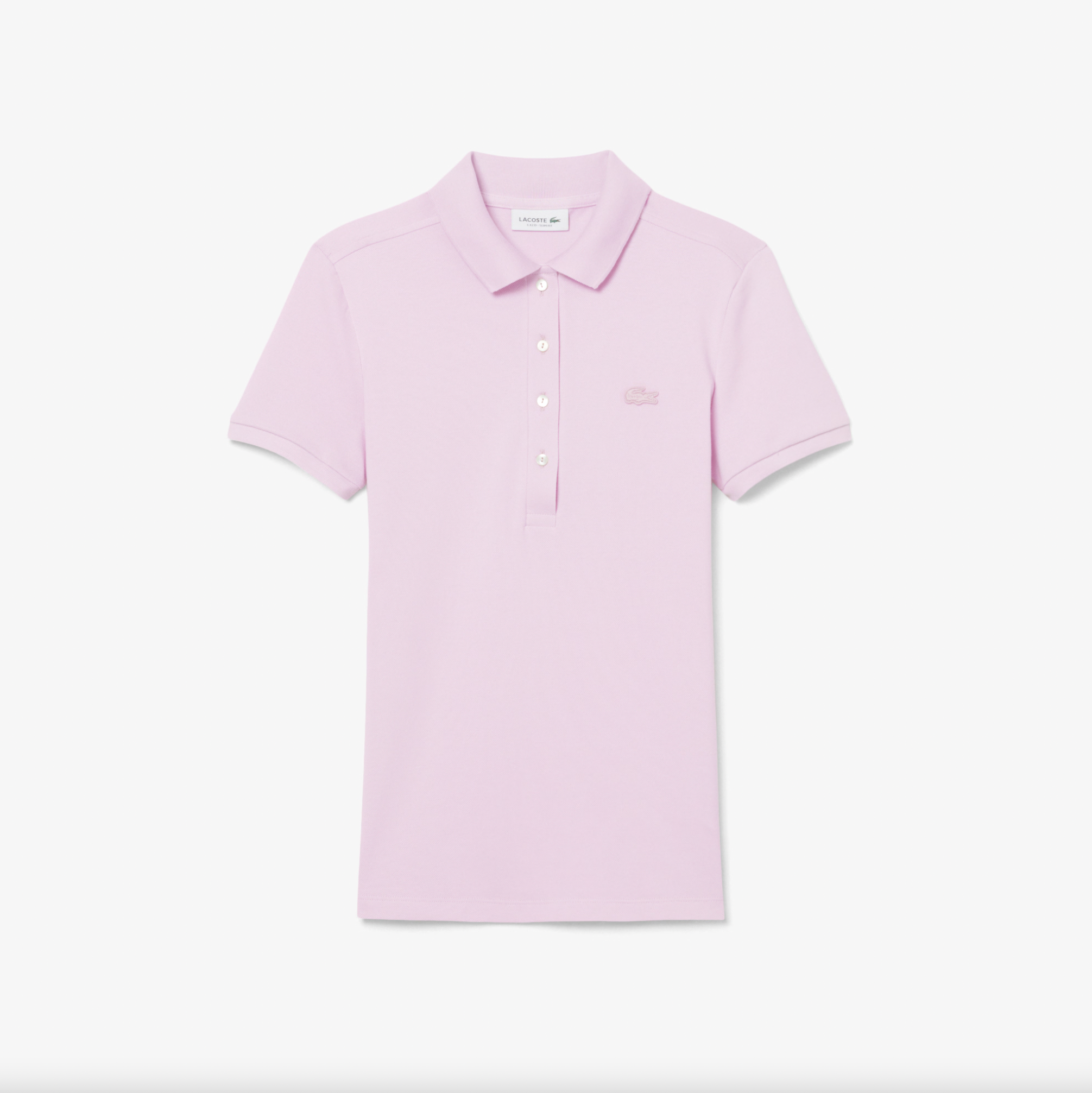 Lacoste Polo da donna in piqué di cotone stretch Lacoste slim fit