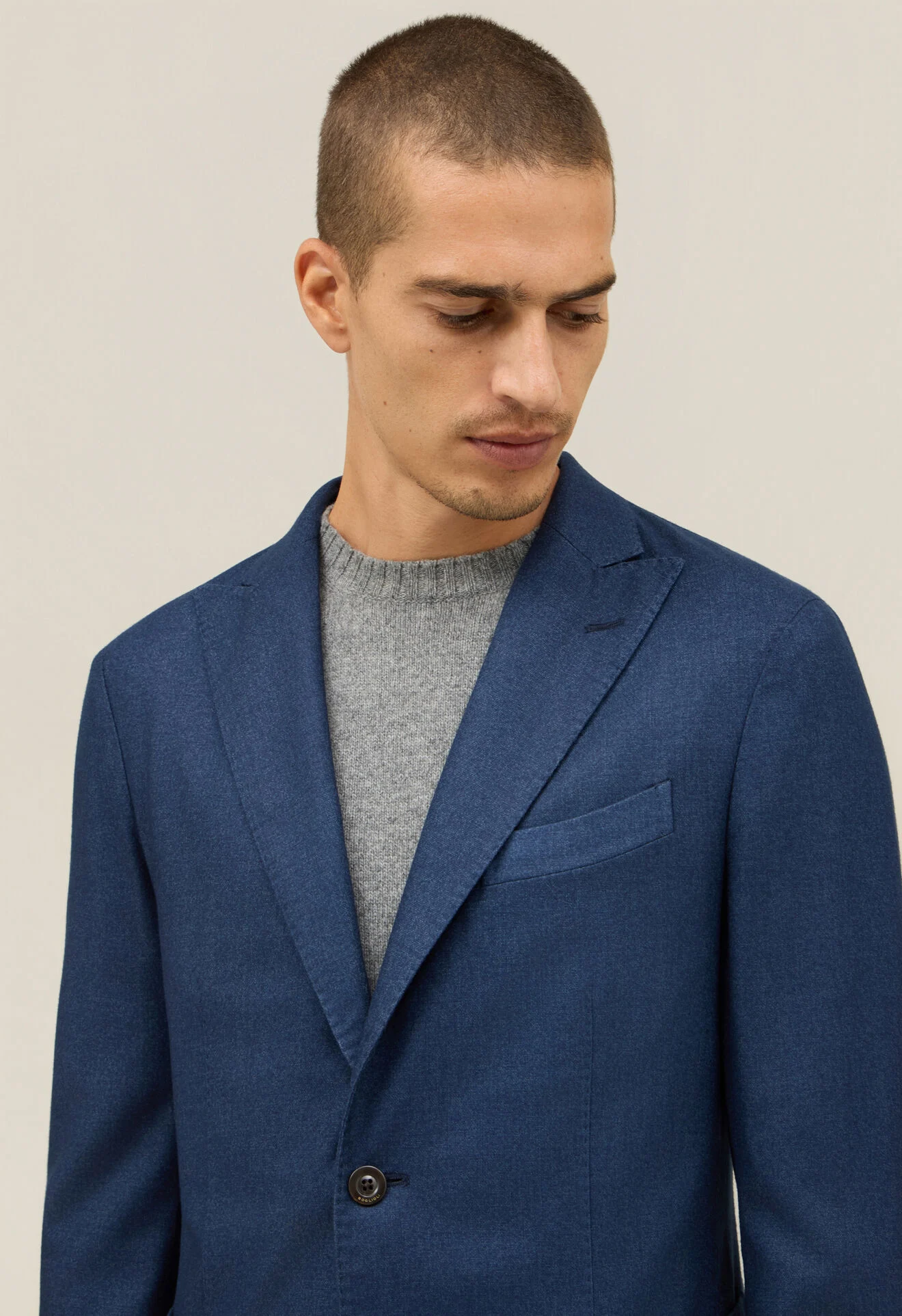 Boglioli Boglioli K-Jacket in lana tinta in capo — 2/3