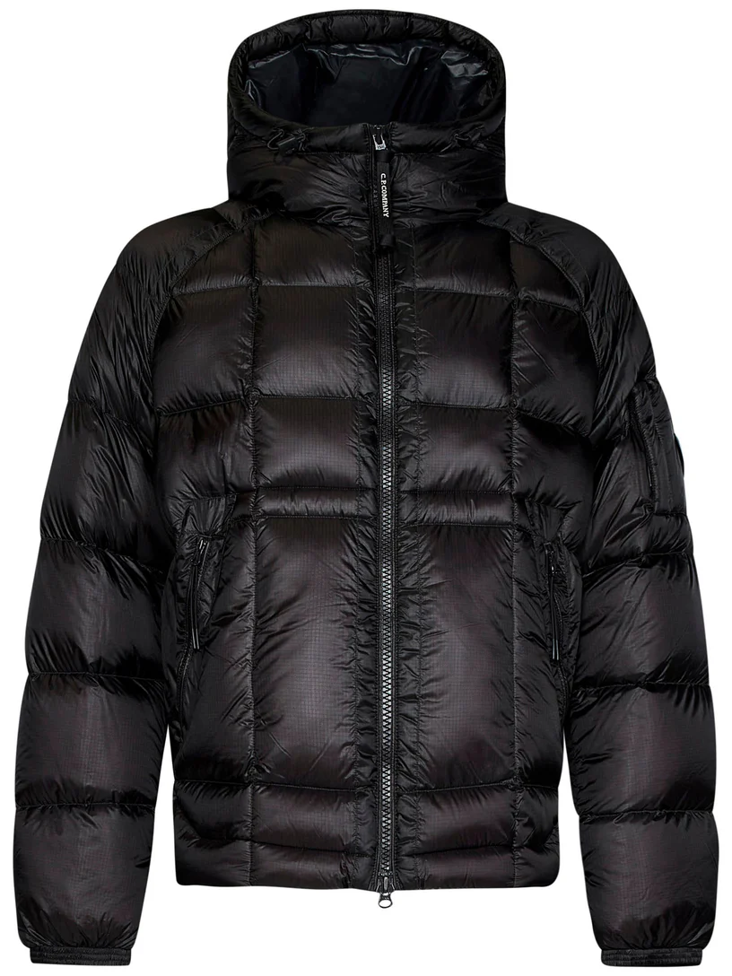 C.P. COMPANY C.p. Company Shell Hooded Medium Down Jacket — 2/2