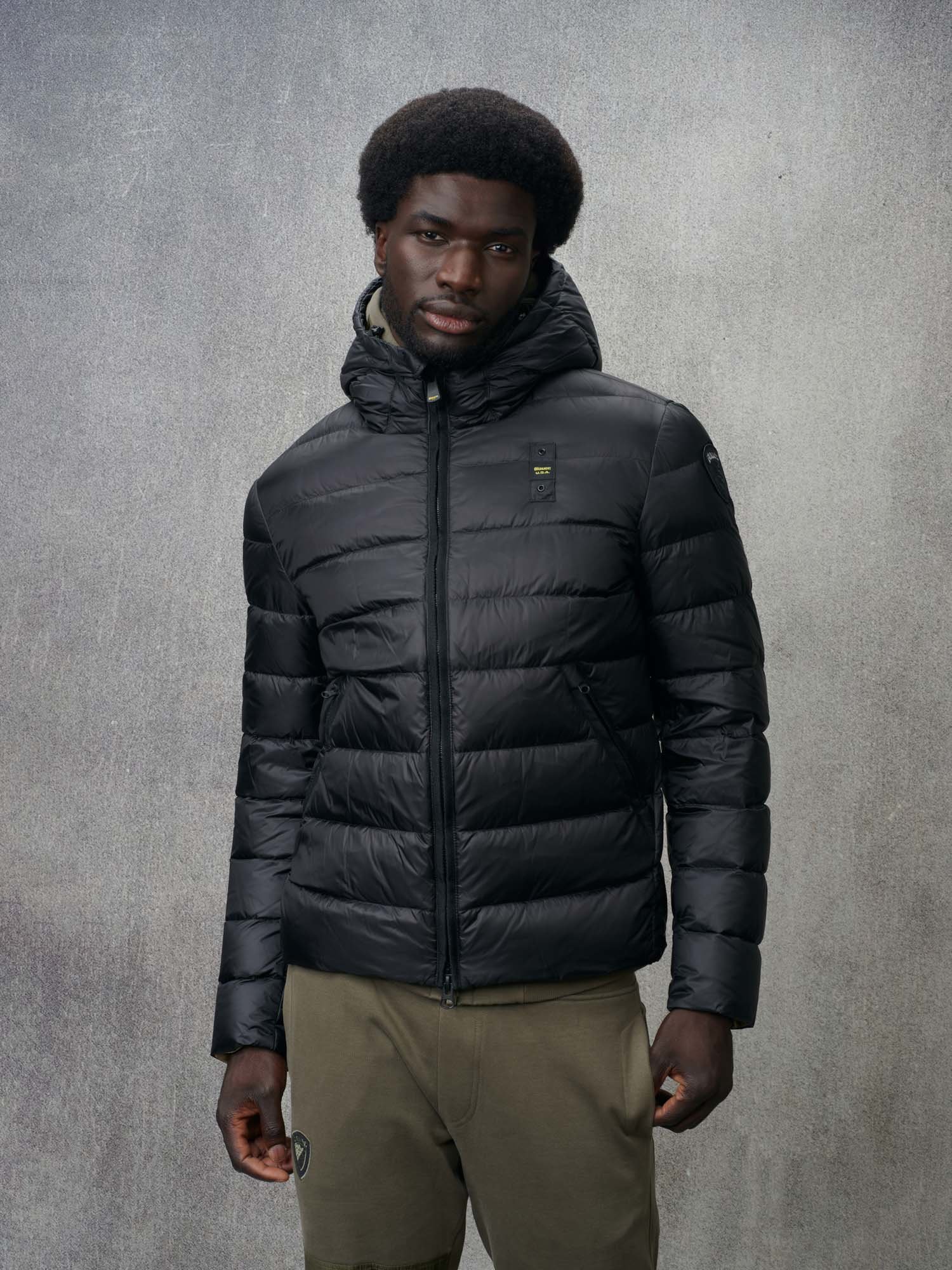BLAUER Blauer PIUMINO CON CAPPUCCIO ACTON — 4/4