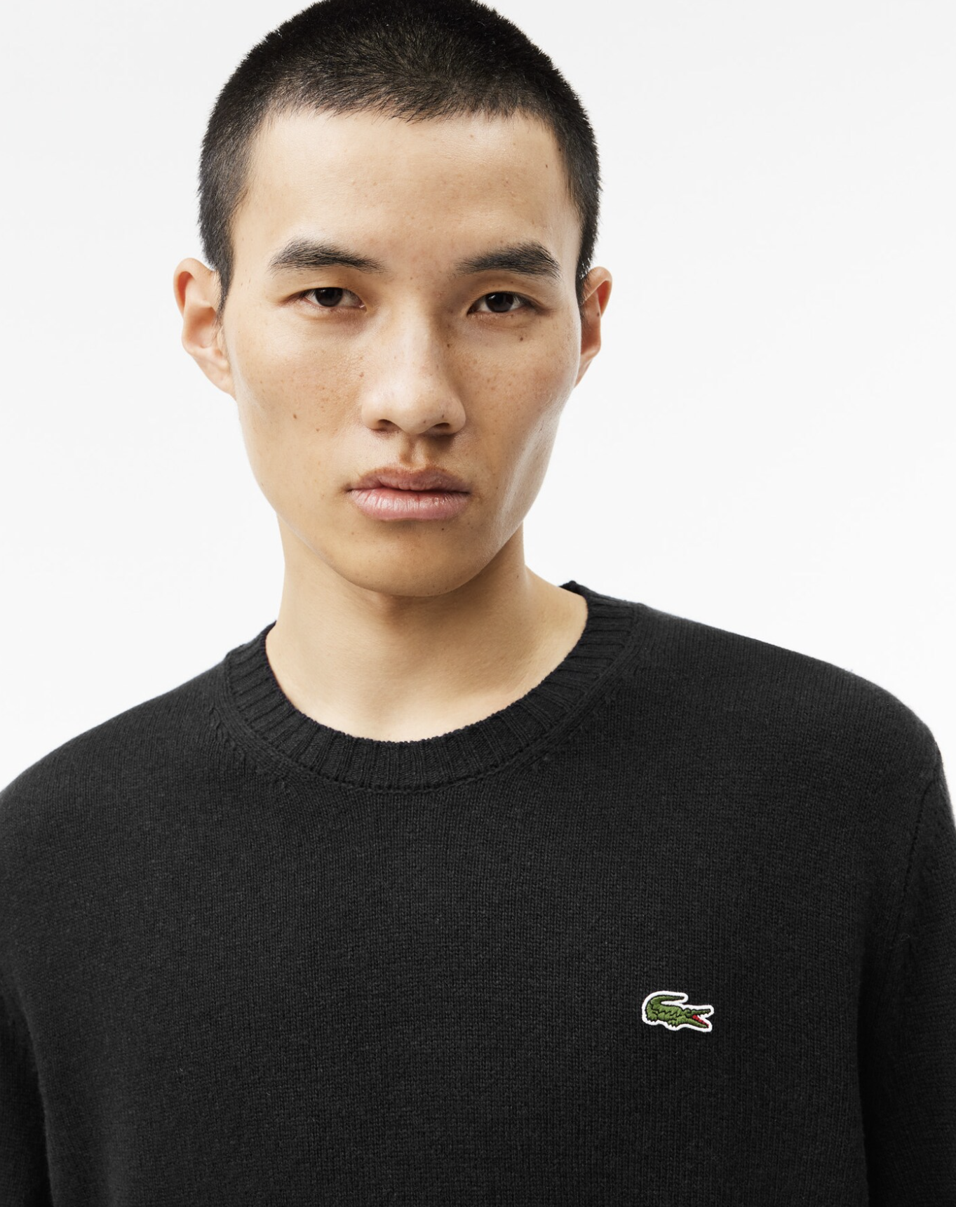 Lacoste Lacoste MAGLIONE GIROCOLLO LANA CARDATA — 1/4