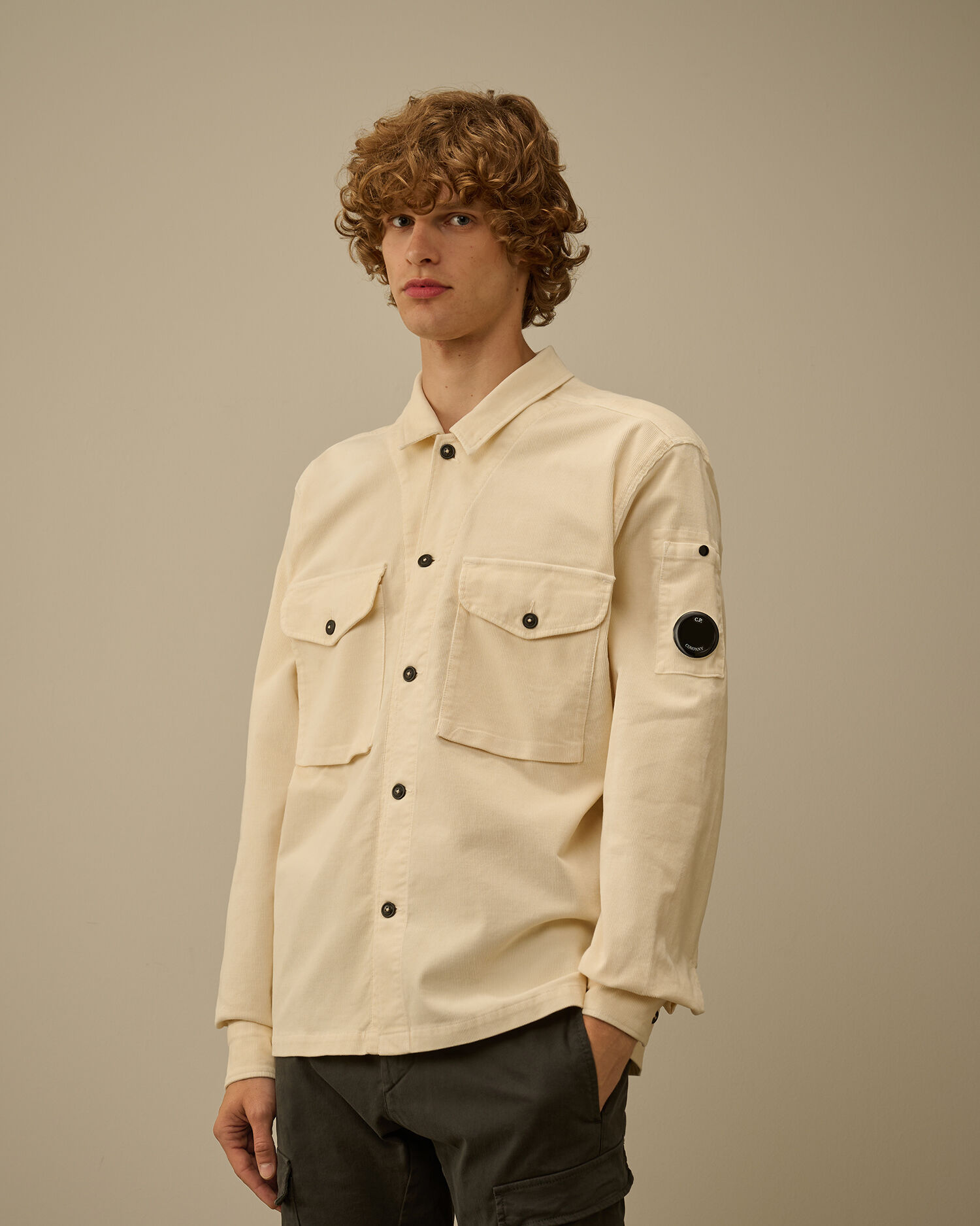 CP Company Cp Company Corduroy Lens Button Overshirt — 2/3