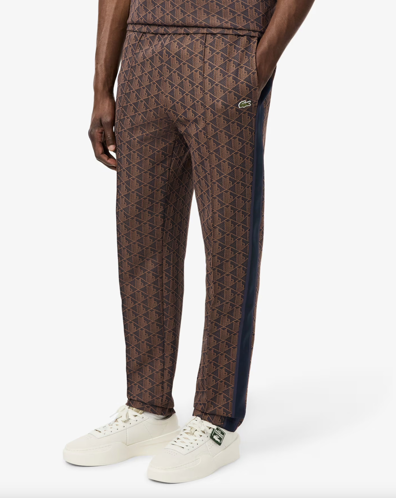 Lacoste Pantaloni della tuta in con monogramma Paris