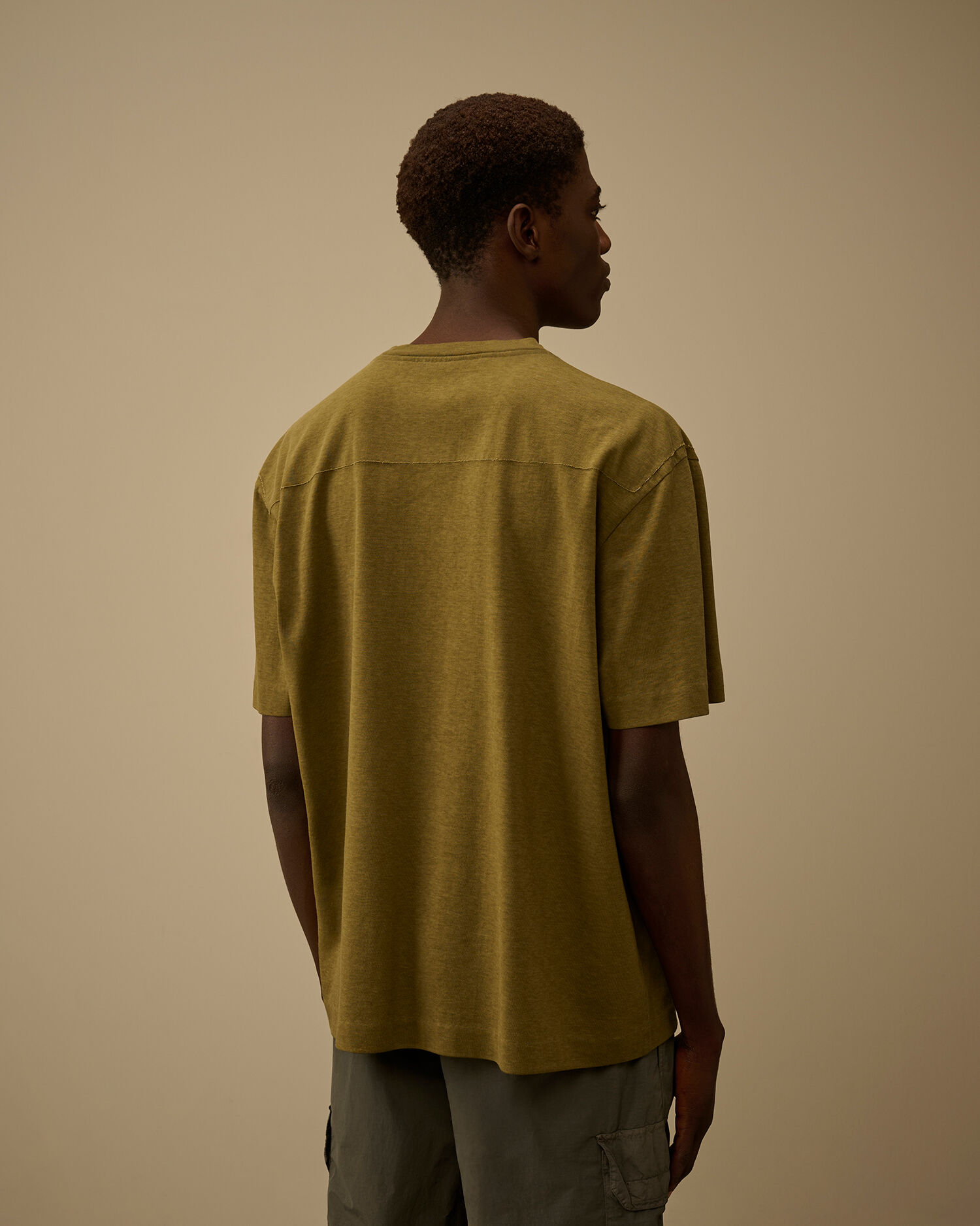 CP Company Cp Company 20/1 Jersey Plated Logo T-Shirt — 4/4