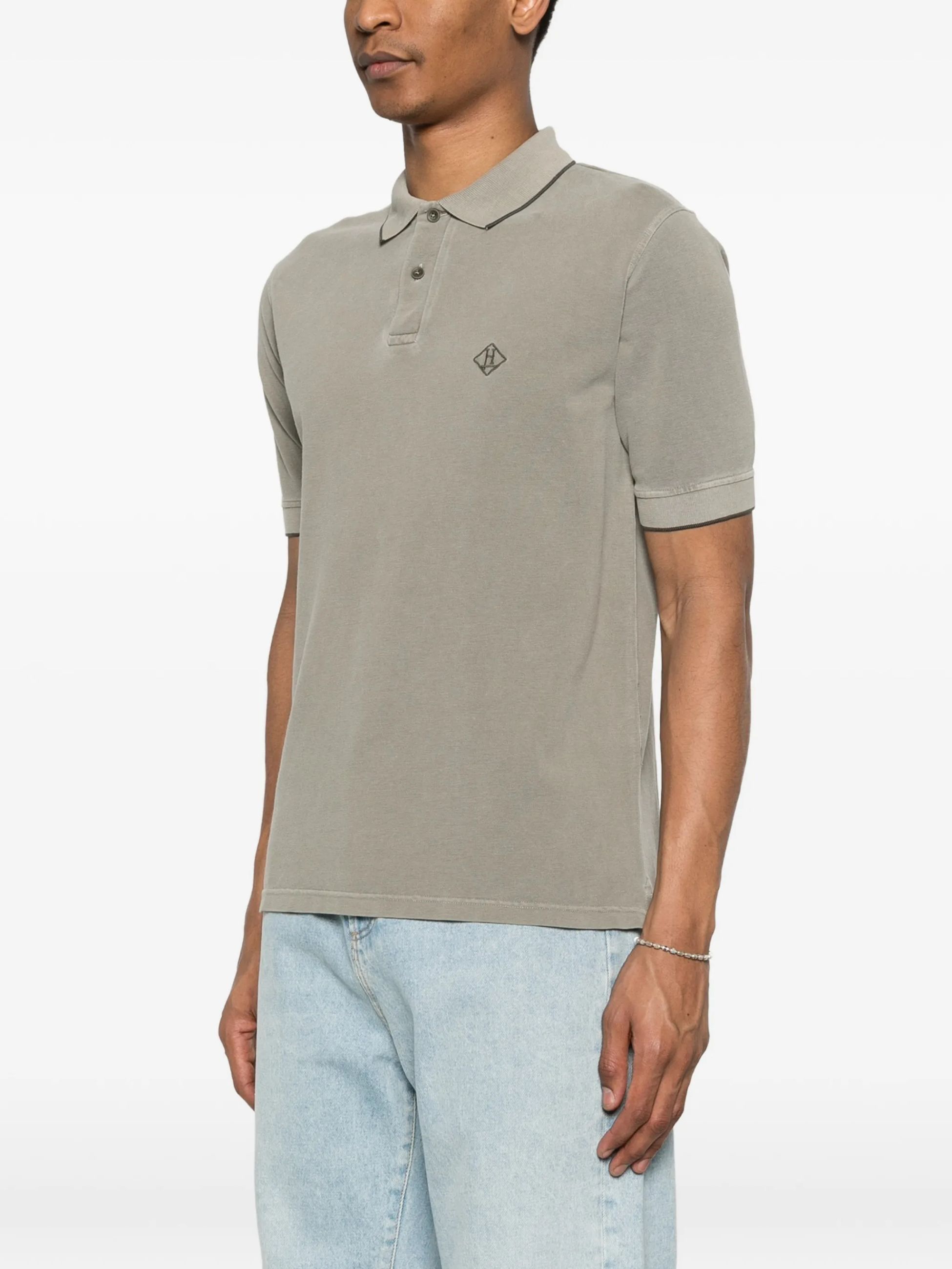 Herno Herno POLO IN PIQUET PIGMENT DYE — 2/4
