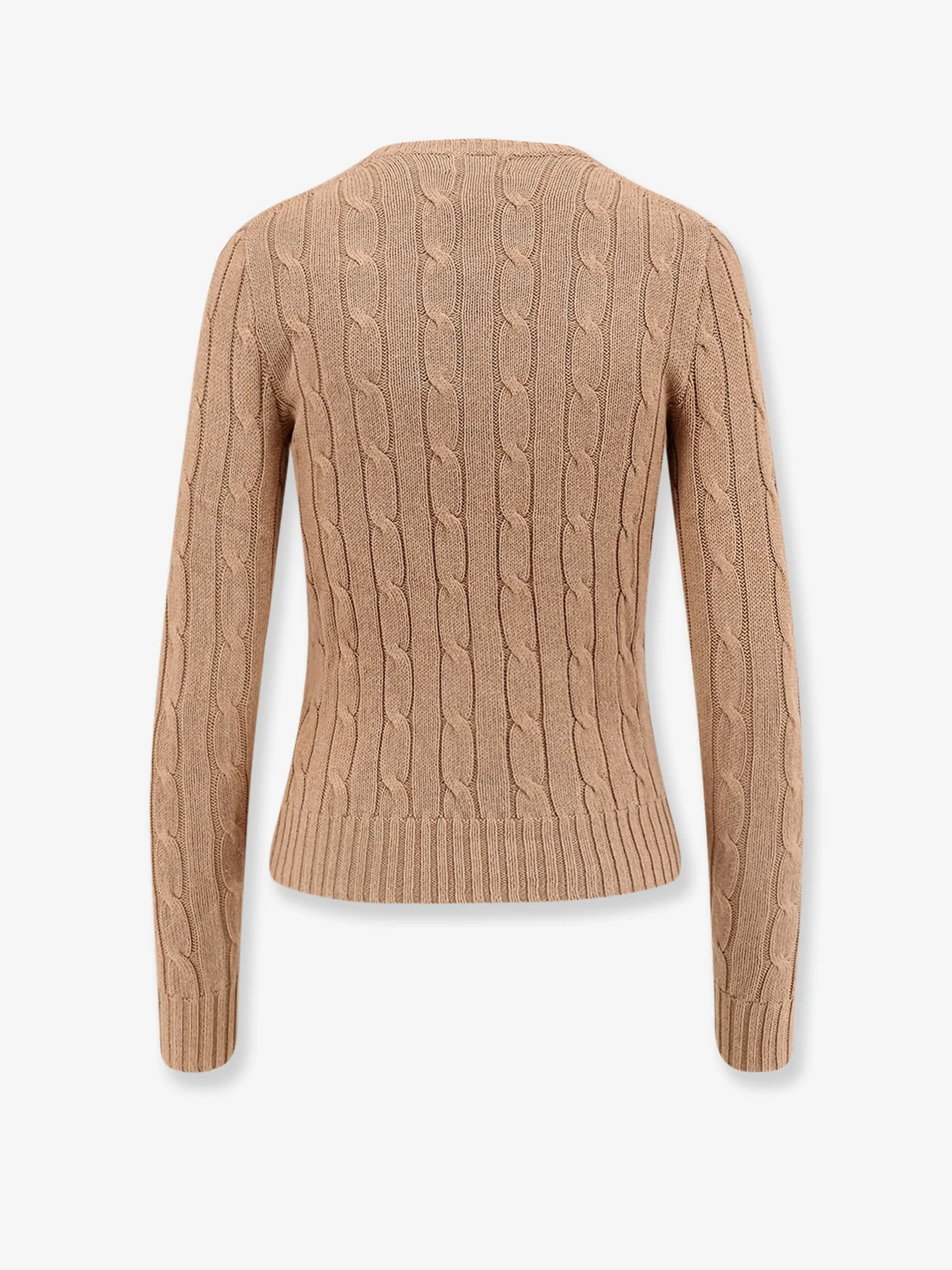 RALPH LAUREN Ralph Lauren Maglia a girocollo in cotone a trecce — 6/7