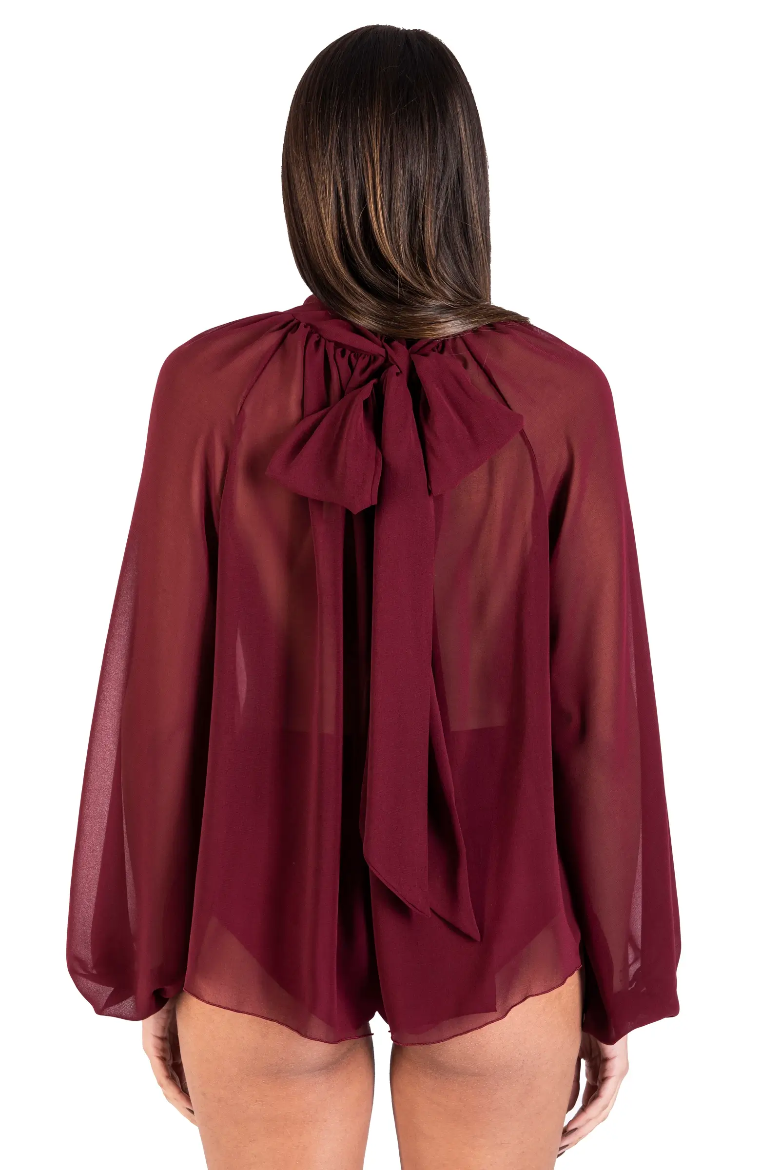 DISTRICT District BLUSA MANICA LUNGA CON FUSCIACCA — 2/2