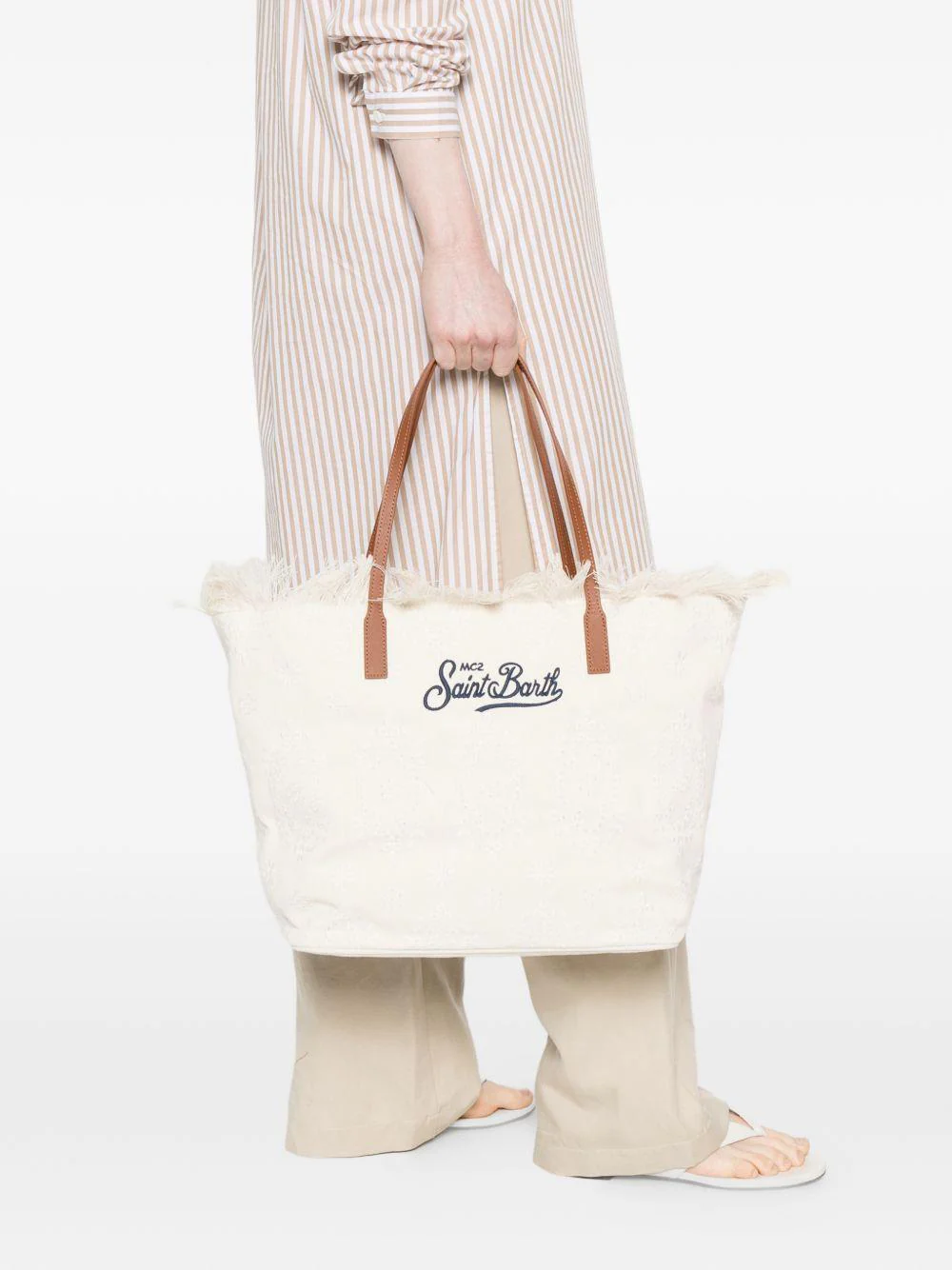 SAINT BARTH Saint Barth CITY BAG MID FRINGE — 3/15