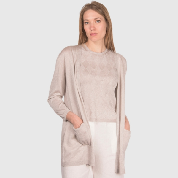 Gran Sasso Gran Sasso Cardigan lurex — 2/3