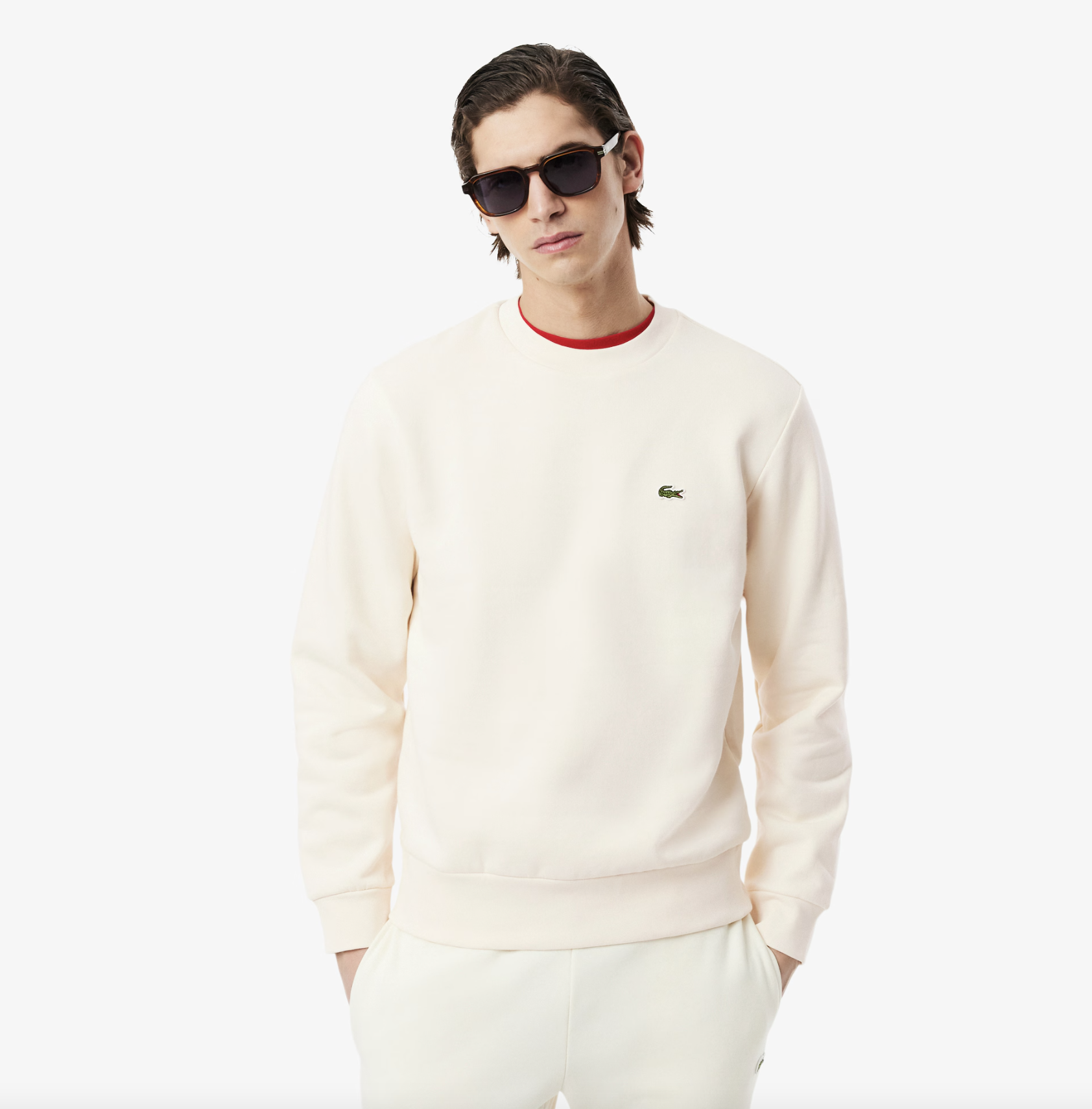 Lacoste Lacoste Felpa girocollo in pile — 4/4