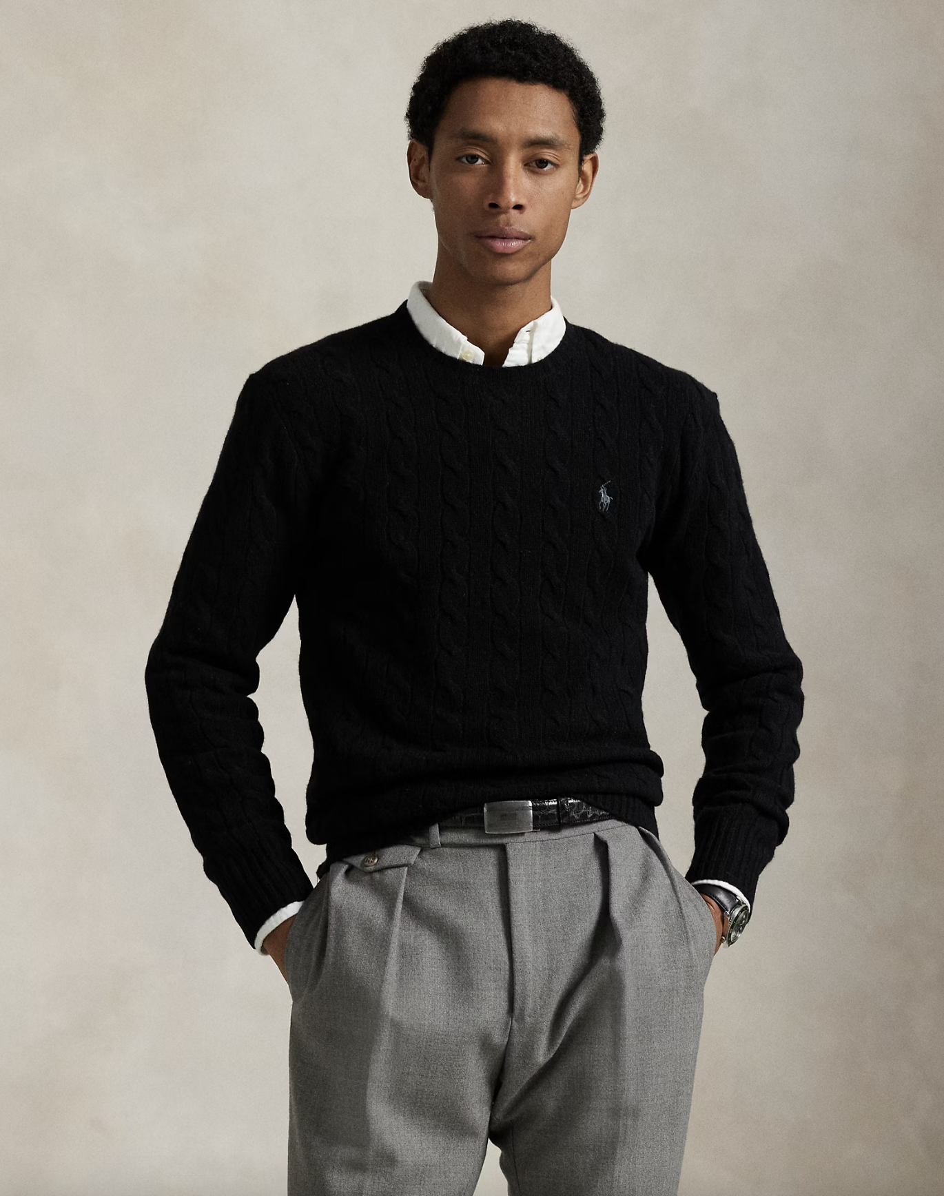 Polo Ralph Lauren Polo Ralph Lauren Maglia in lana e cashmere a trecce — 4/4