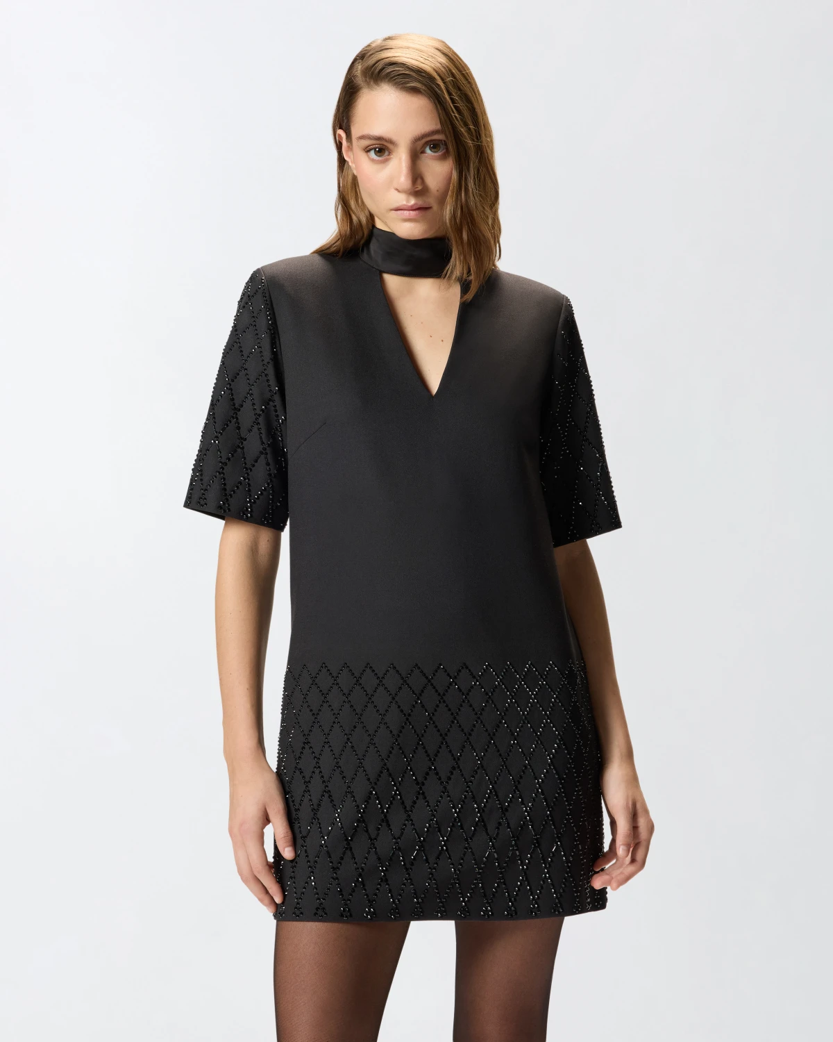 Pinko Abito shirt con strass