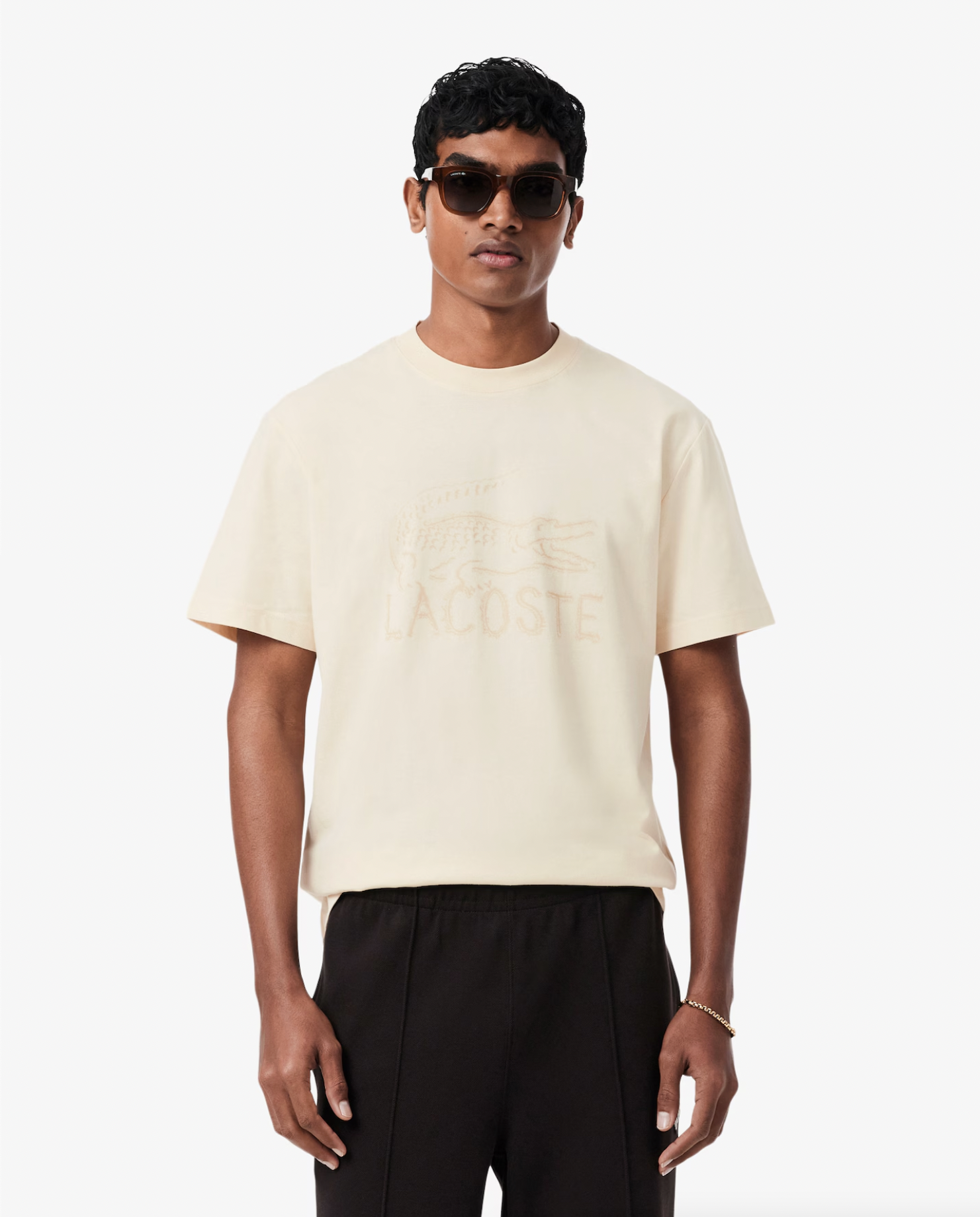 Lacoste Lacoste T-shirt in cotone con stampa — 1/3