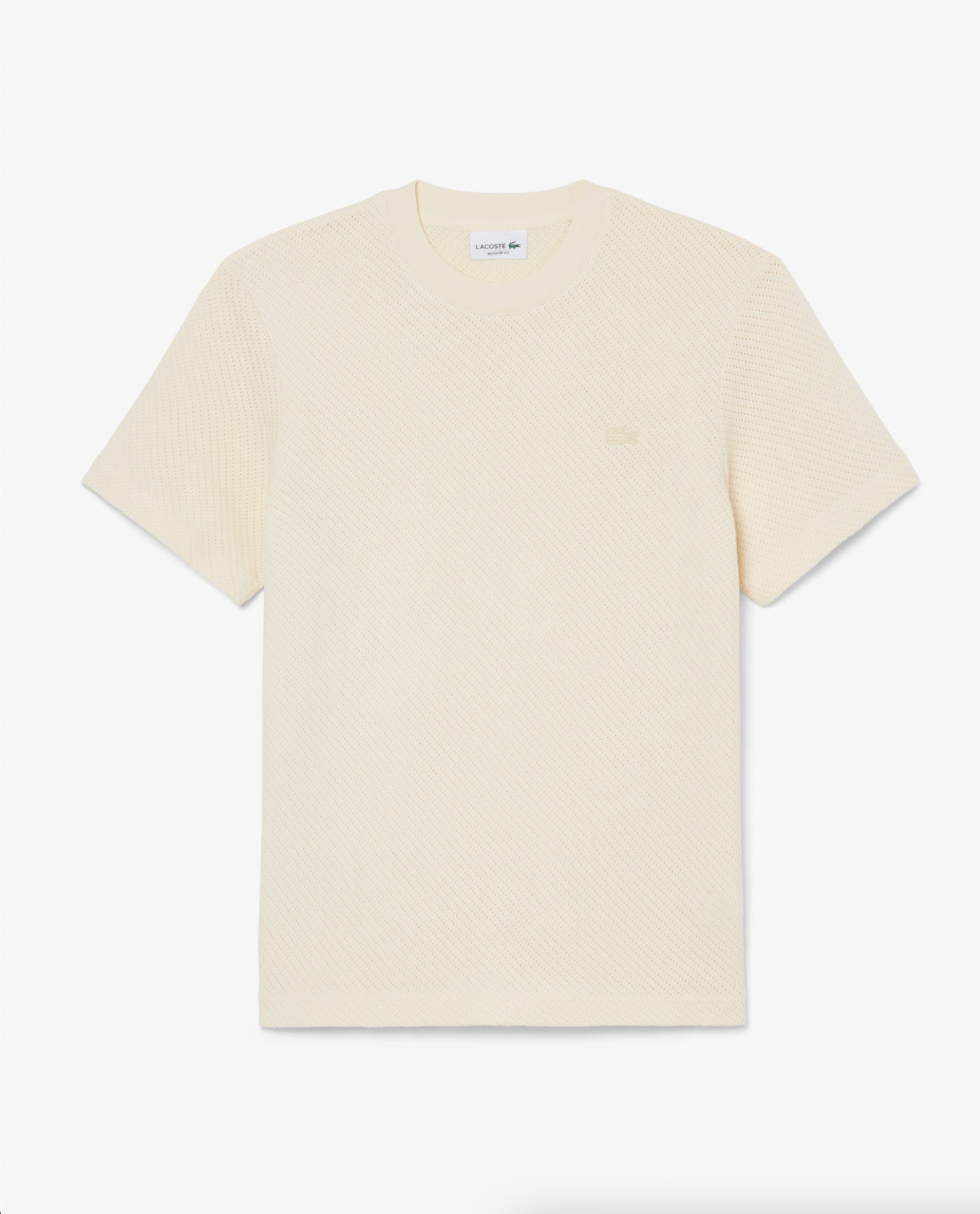 Lacoste Lacoste T-shirt in cotone e pizzo — 3/3