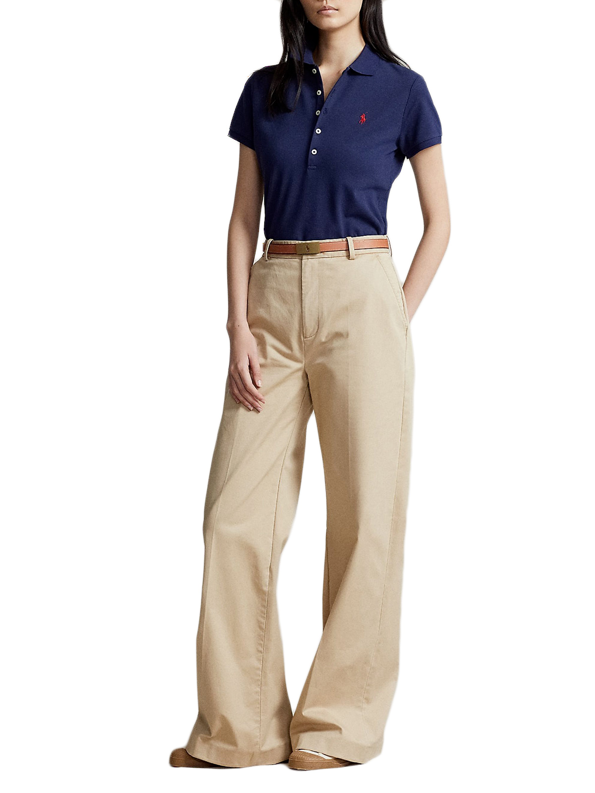 RALPH LAUREN Ralph Lauren Julie Polo Slim Short Sleeve Polo Shirt — 4/7