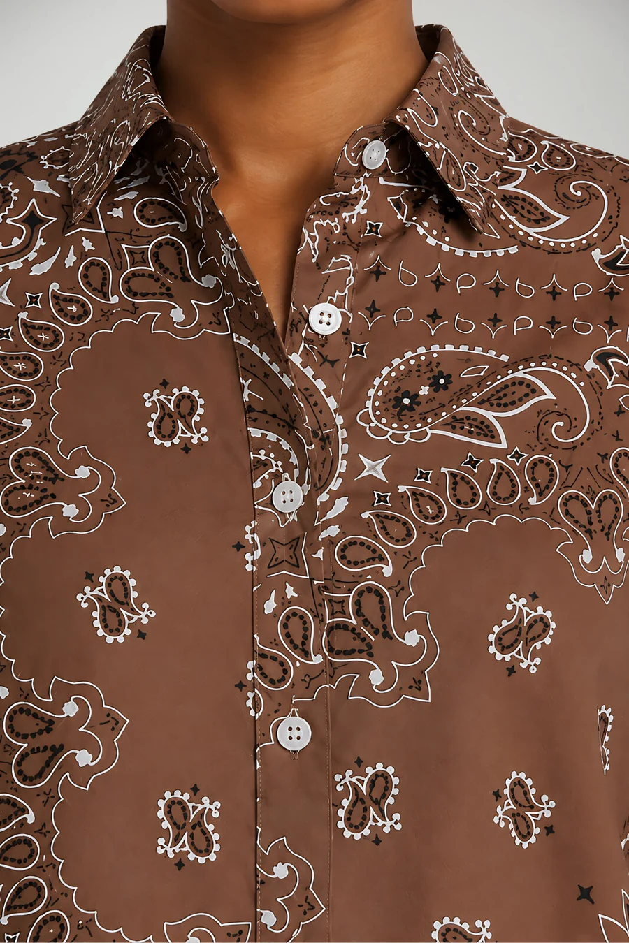 SAINT BARTH Saint Barth Camicia Brigitte in cotone a righe — 4/15