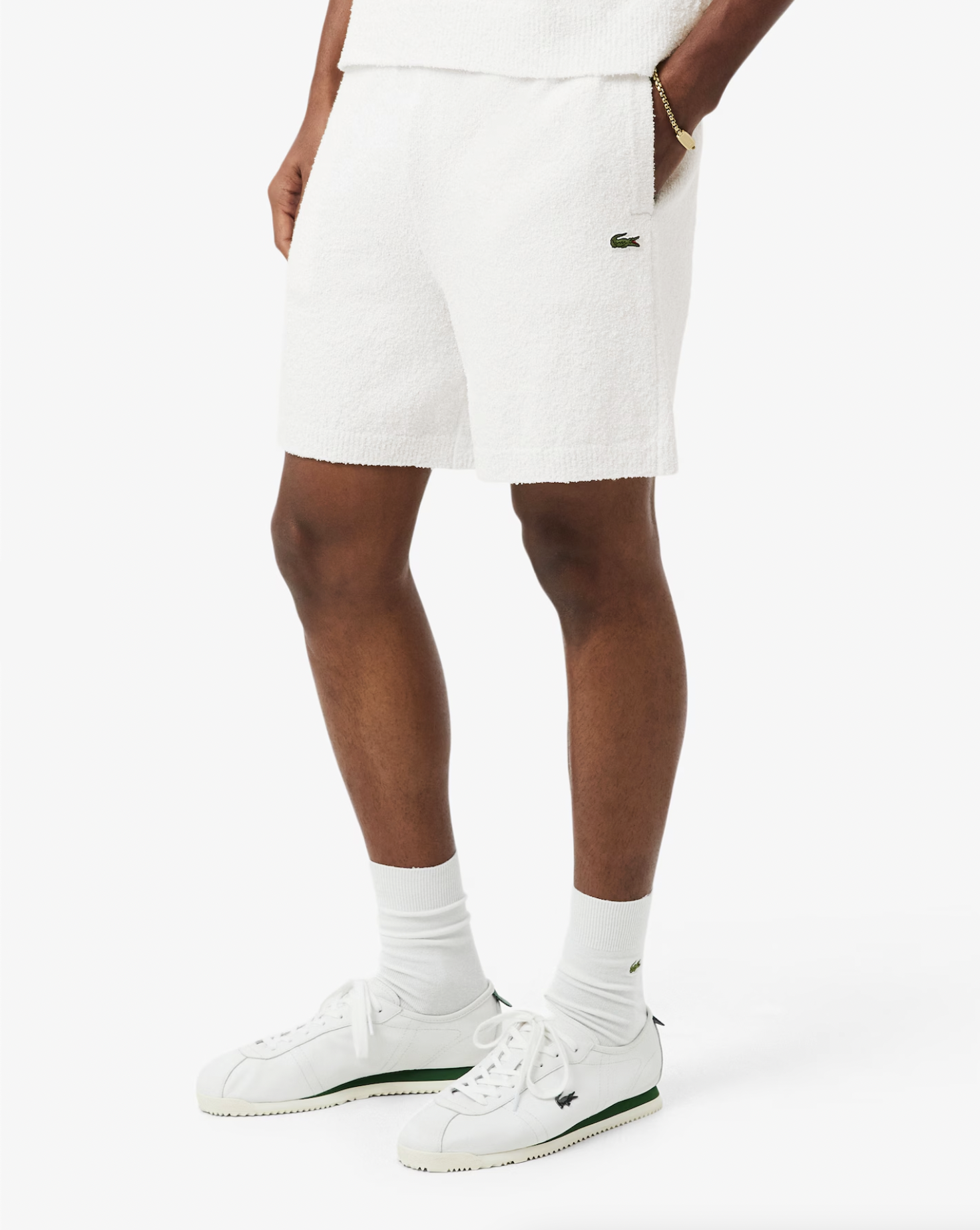 Lacoste Lacoste Shorts in maglia bouclé — 2/3