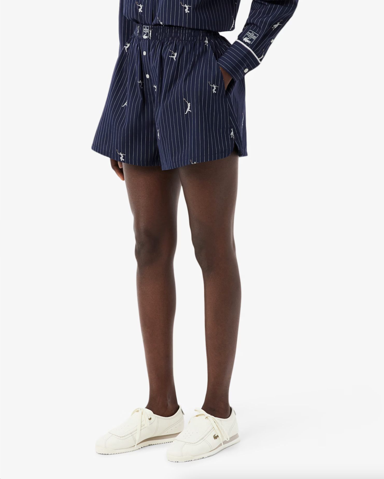 Lacoste Lacoste Boxer in popeline di cotone jacquard — 2/3